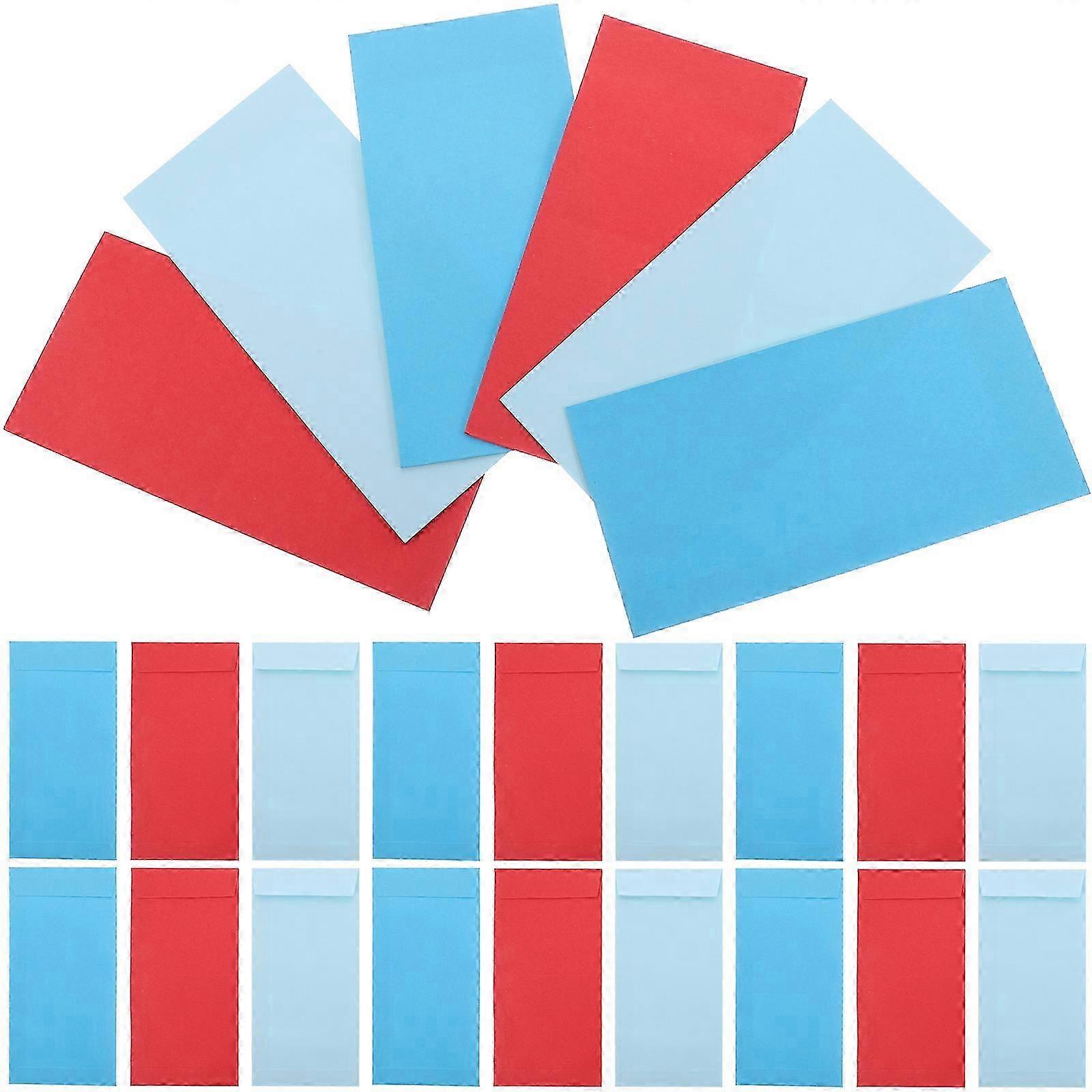 30Pcs Cash Envelopes Self Adhesive Envelopes Colorful Paper Envelopes Multi-function Envelopes