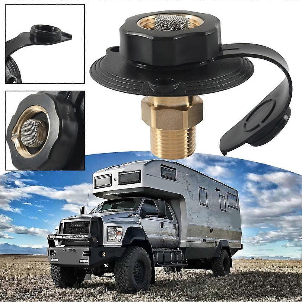 Mosiee Brass Water Inlet Unidirectional Water Valve Water Inlet With Connector Adapter