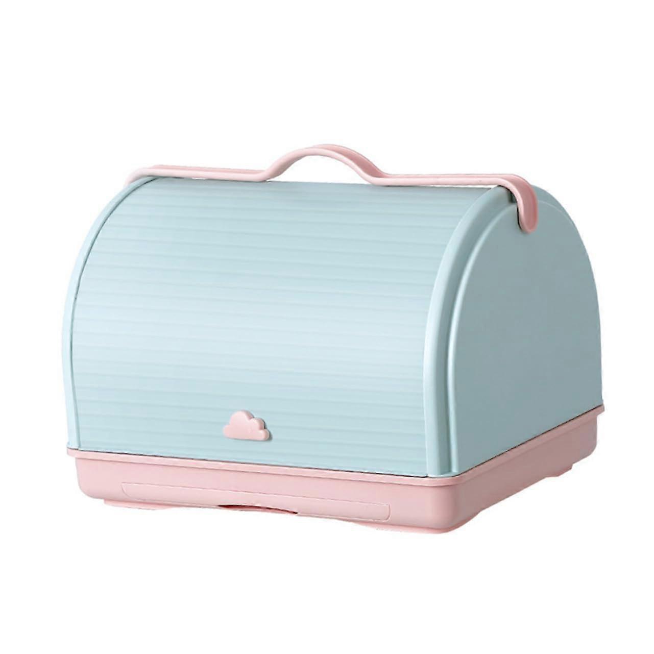 Portable Milk Bottle Drying Box With Cover And Handle Dustproof Cup Drainer For Nursing Cups Home Travel