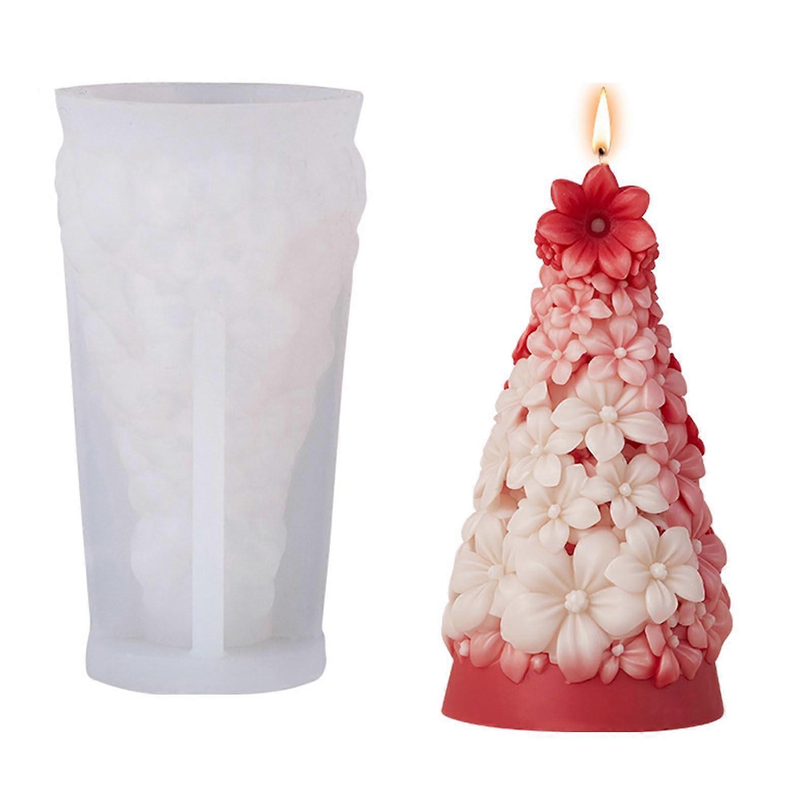 Christmas Tree Silicone Mold for Soap Making, Baking and Holiday Crafts, Festive Reusable Design