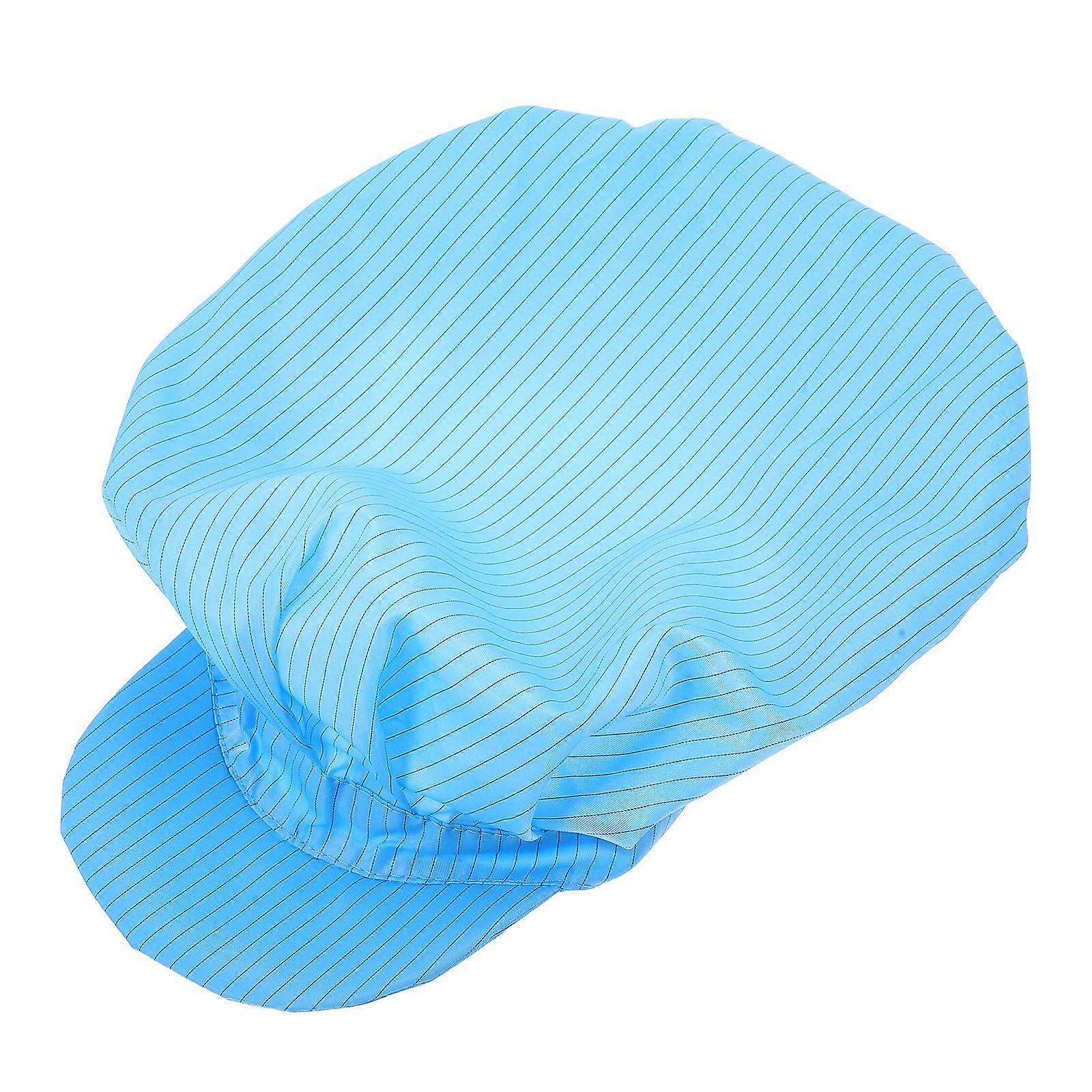 Breathable Work Hat For Chef And Waiter/Waitress In Sky- With Anti-Static Functionality For Kitchen Use 1Set