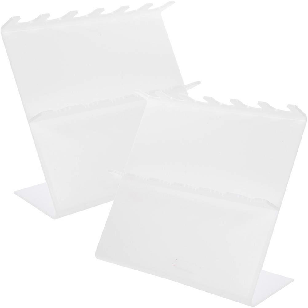 Micro Pipette Rack Plastic Pipette Stand for Laboratory Use 2Pcs