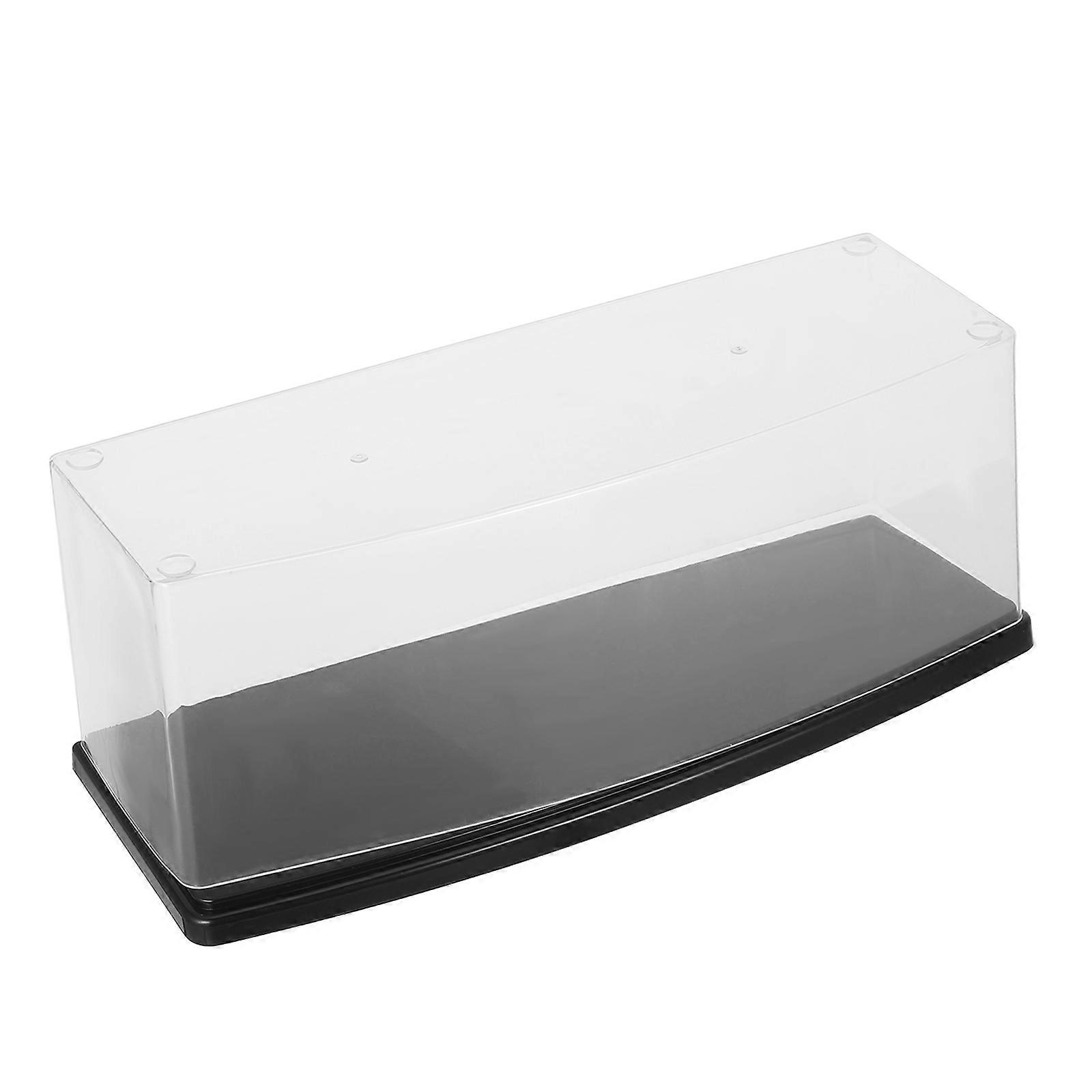 Figure Storage Box Transparent Showcase for Dolls Multi Plastic with Waterproof Function 1Pack