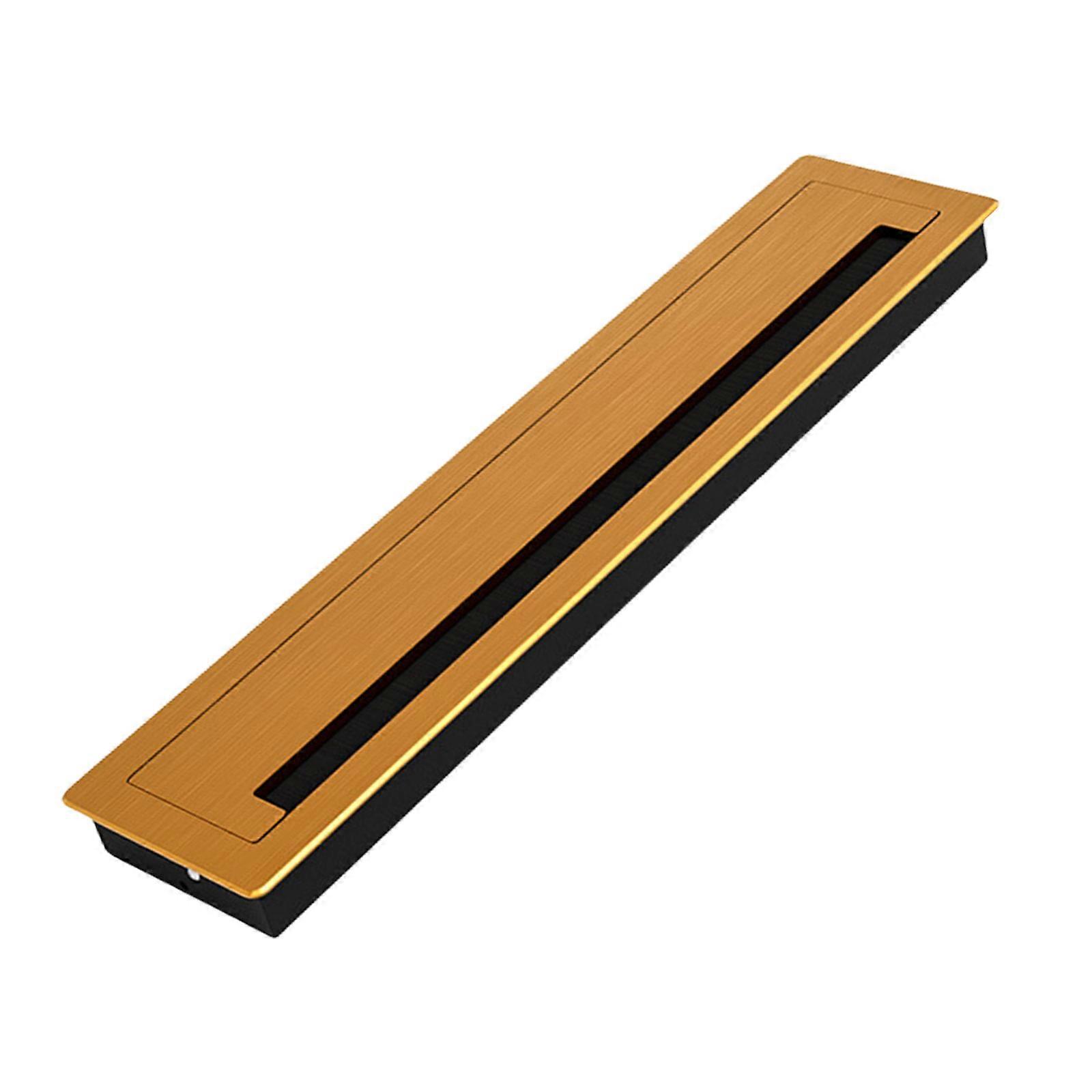 Passacavo da scrivania in alluminio passacavo con spazzola Organizzazione del cavo Buffering Copertura del foro foderata a spazzola per workstation Multicolor