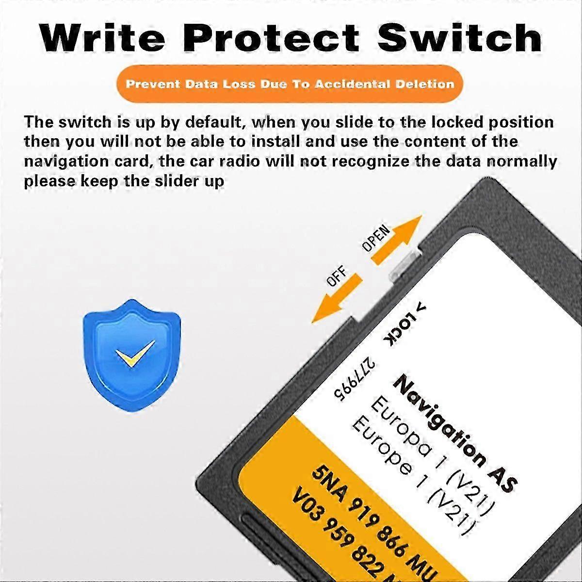 Discover Media Navigation Card AS V21 Map Europe 2025 SD Card 32GB-jg