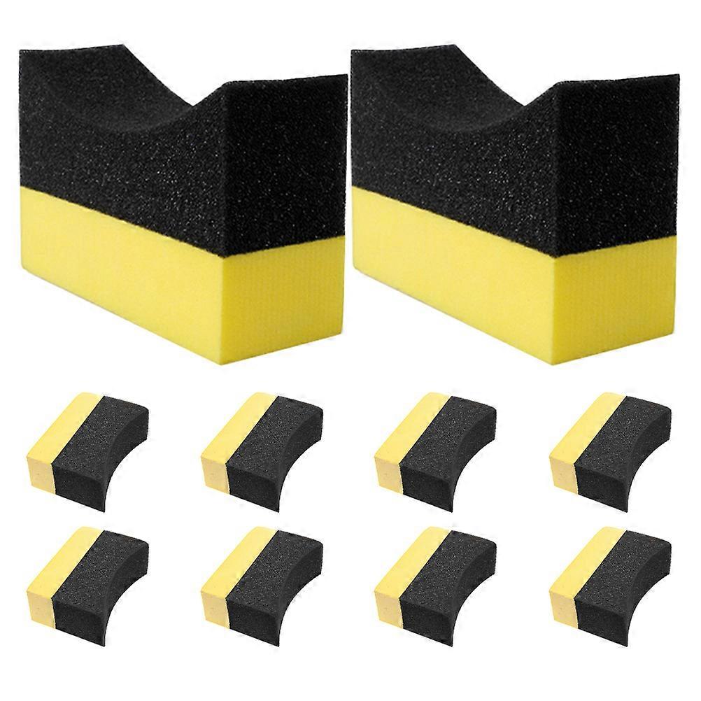 Car Waxing Pad Sponge for Polishing Applicator 30Pcs Multi Color