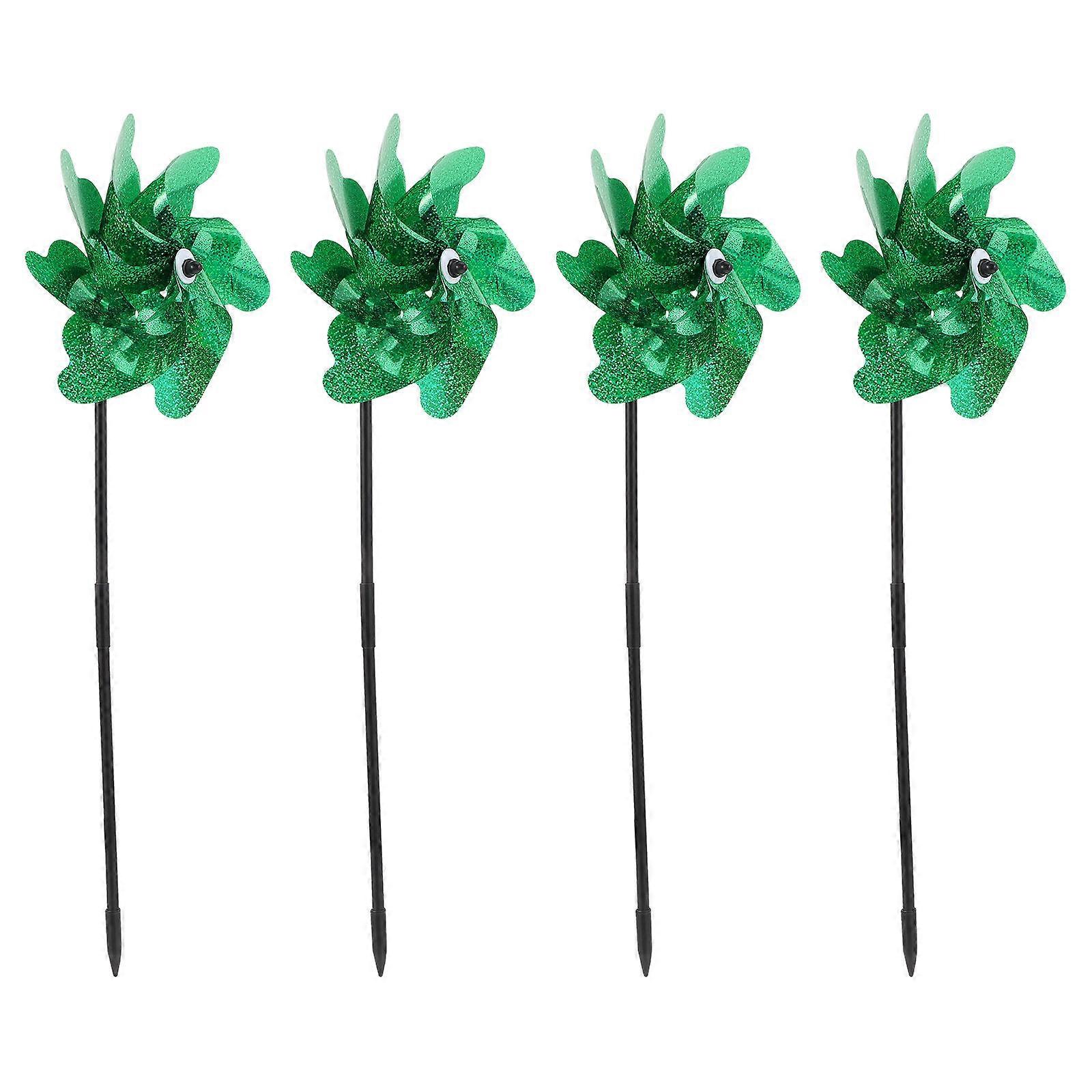 Decorative Windmill Bird Repelling Windmill for Outdoor 8Pcs