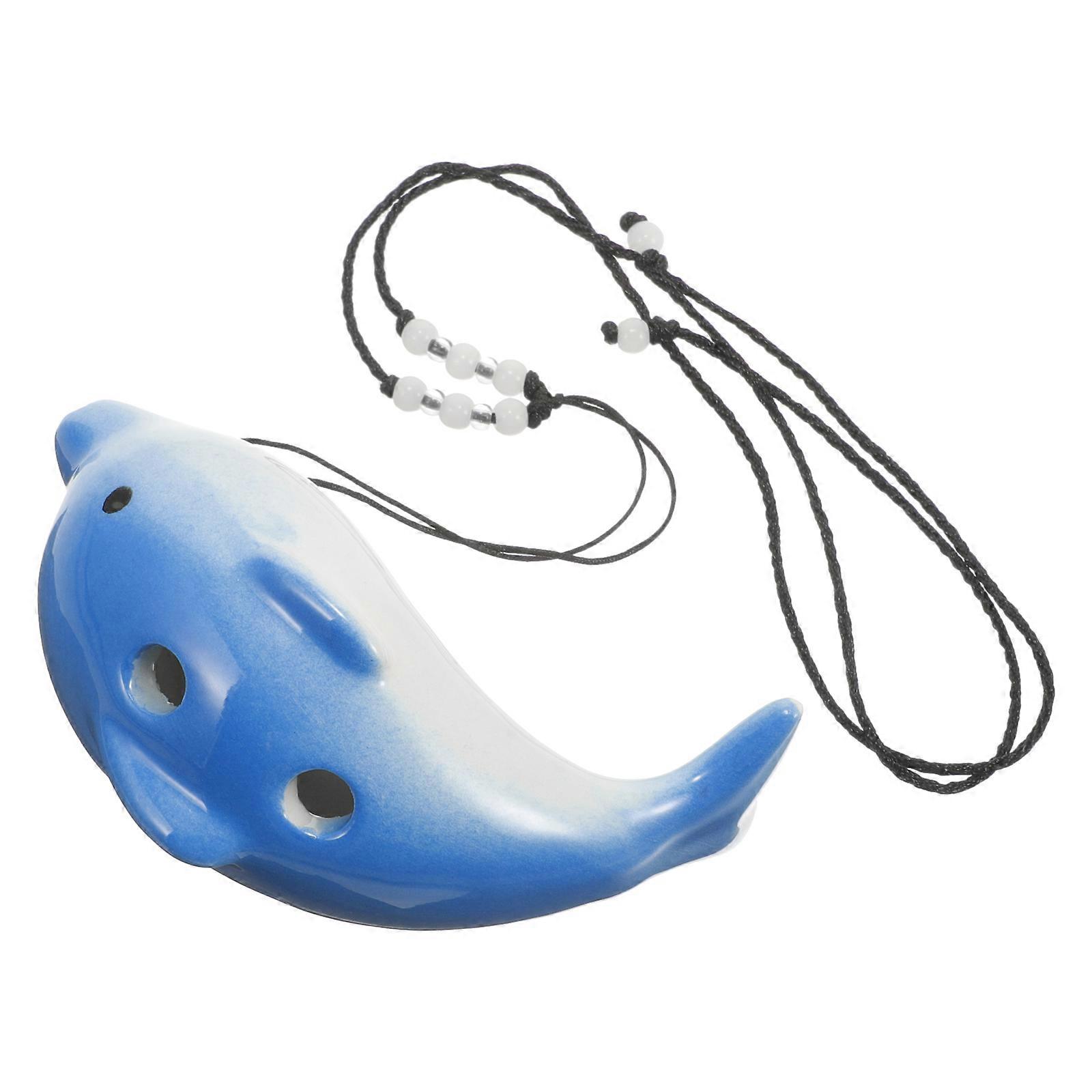 Cute Dolphin Ocarina Musical Instrument for Beginner 2Pcs Pack