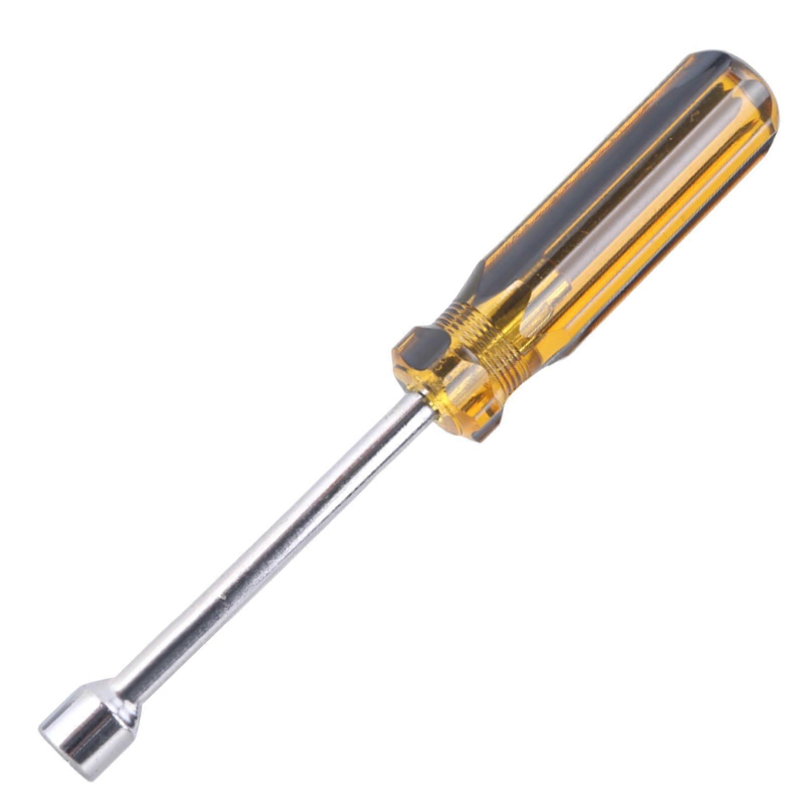 5-10mm Metal Socket Driver Wrenches Screwdriver Hex Key Socket Screwdriver Socket Screwdriver Hand Tool Socket Screwdriver  7mm