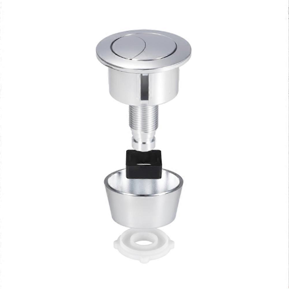 Universal Toilet Flush Button Kit - Toilet Push Button Dual Flush Replacement for 40mm, 50mm & 60mm Cistern Lid Holes