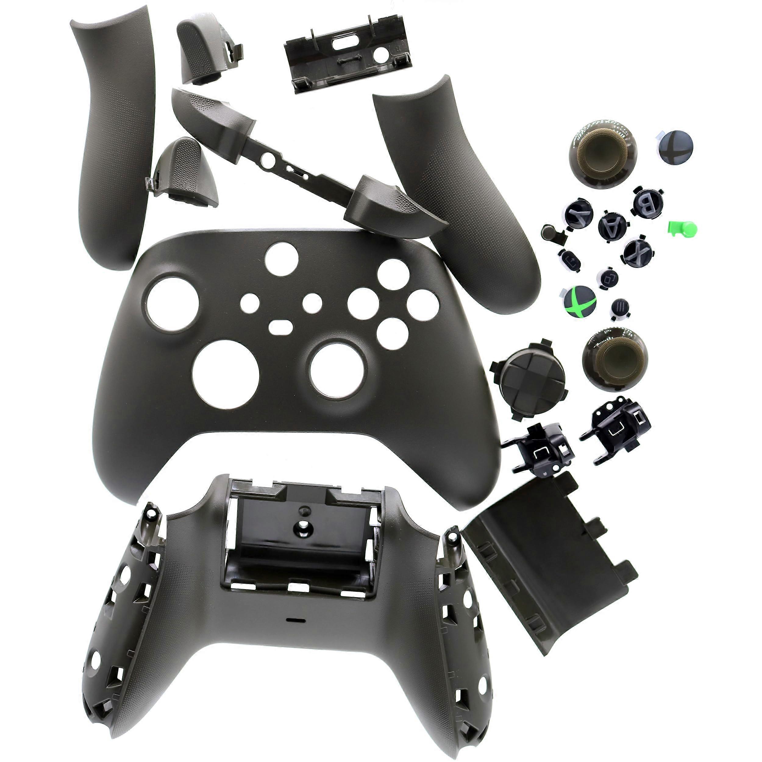 Green Camo Full Housing Shell Kit Model 1914 with Buttons for Xbox Series X/S Controller