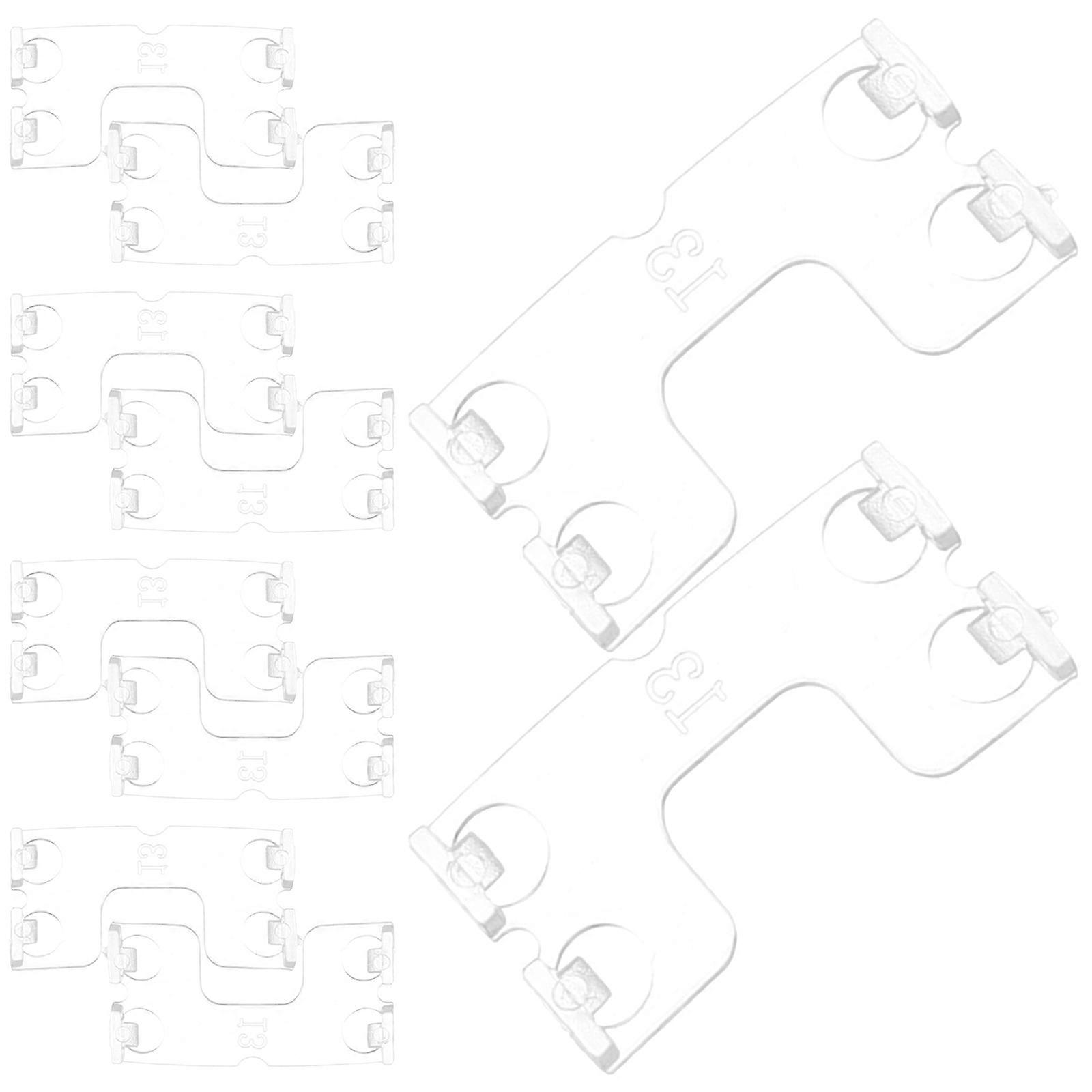 Butterfly Shaped Blinds Clips for Secure Hold 20Pcs Transparent Plastic Valance Clips