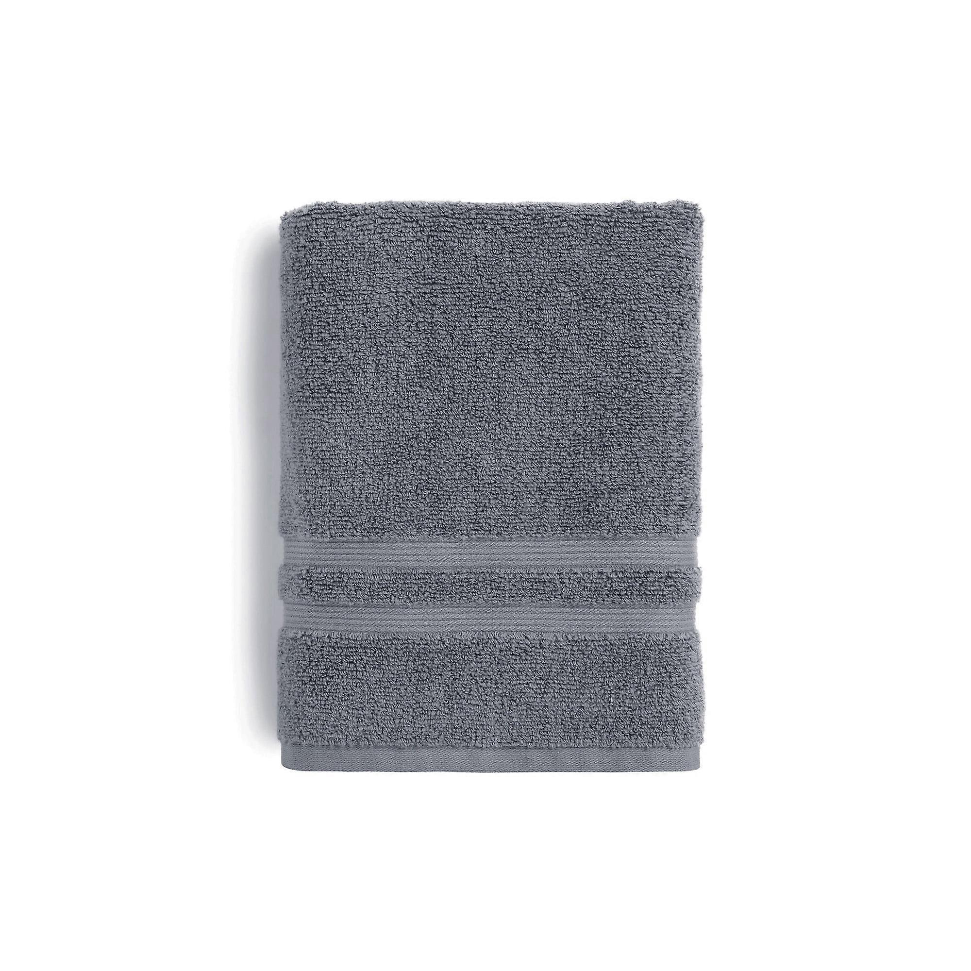 Mainstays Performance Solid Hand Towel, 26" x 16", Grey