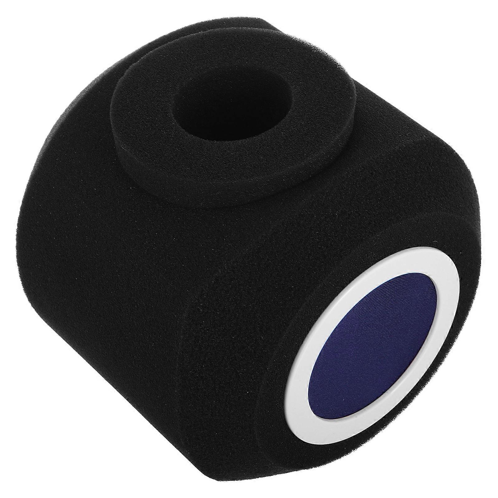Microphone Soundproof Isolation Shield for Recording Black Sponge