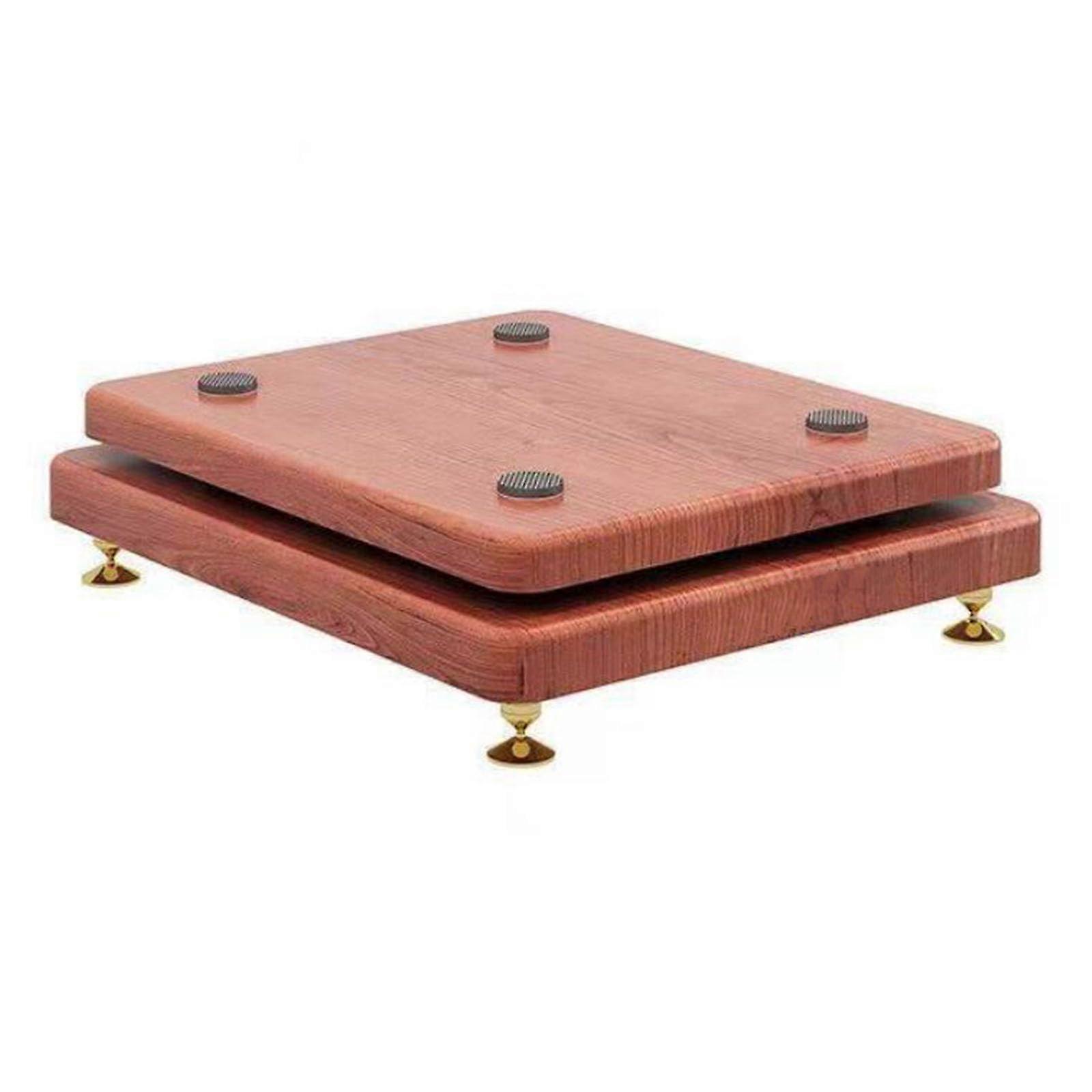 Subwoofer Isolation Stand with Vibration Noise Reduction and Enhanced Sound Quality, 30x30CM Speaker Base Riser for Home Theater