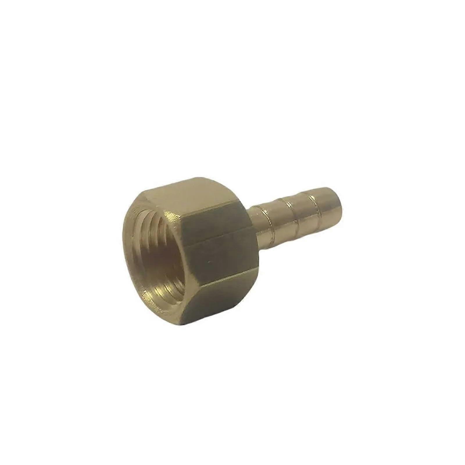 12mm OD Brass Pipe Fitting Coupler Connector M14x1.5 Metric Female Thread for Hose Applications