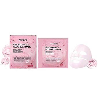 Hydrating Collagen Face Mask Set with Rose Extract & Hyaluronic Acid  Deep Moisturizing, Gentle Skin Care for All Skin Types, Spa-Like Treatment for R