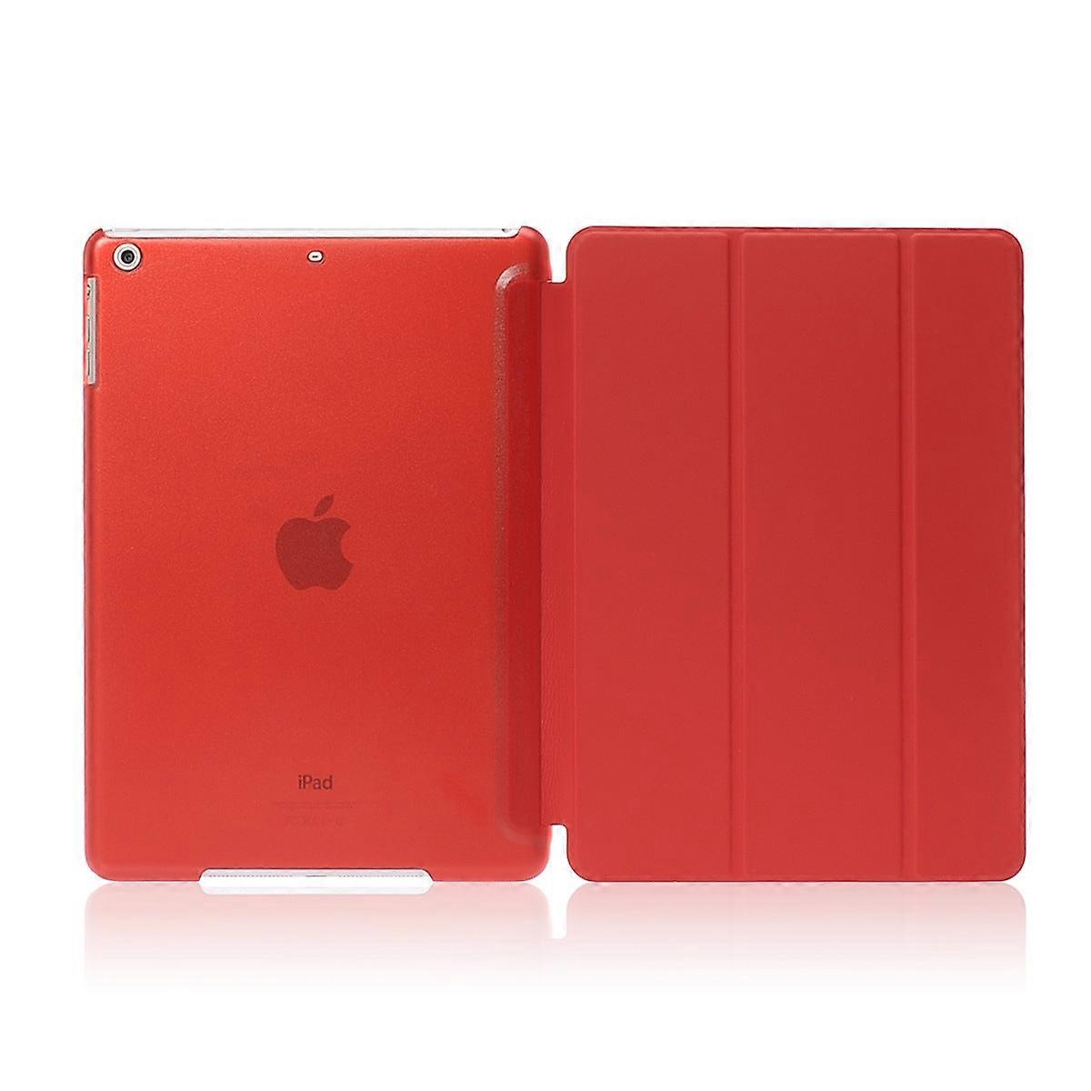 Capa elegante para iPad Pro 10.5/2019 Air 3 vermelha de 3 polegadas, ultrafina e discreta.