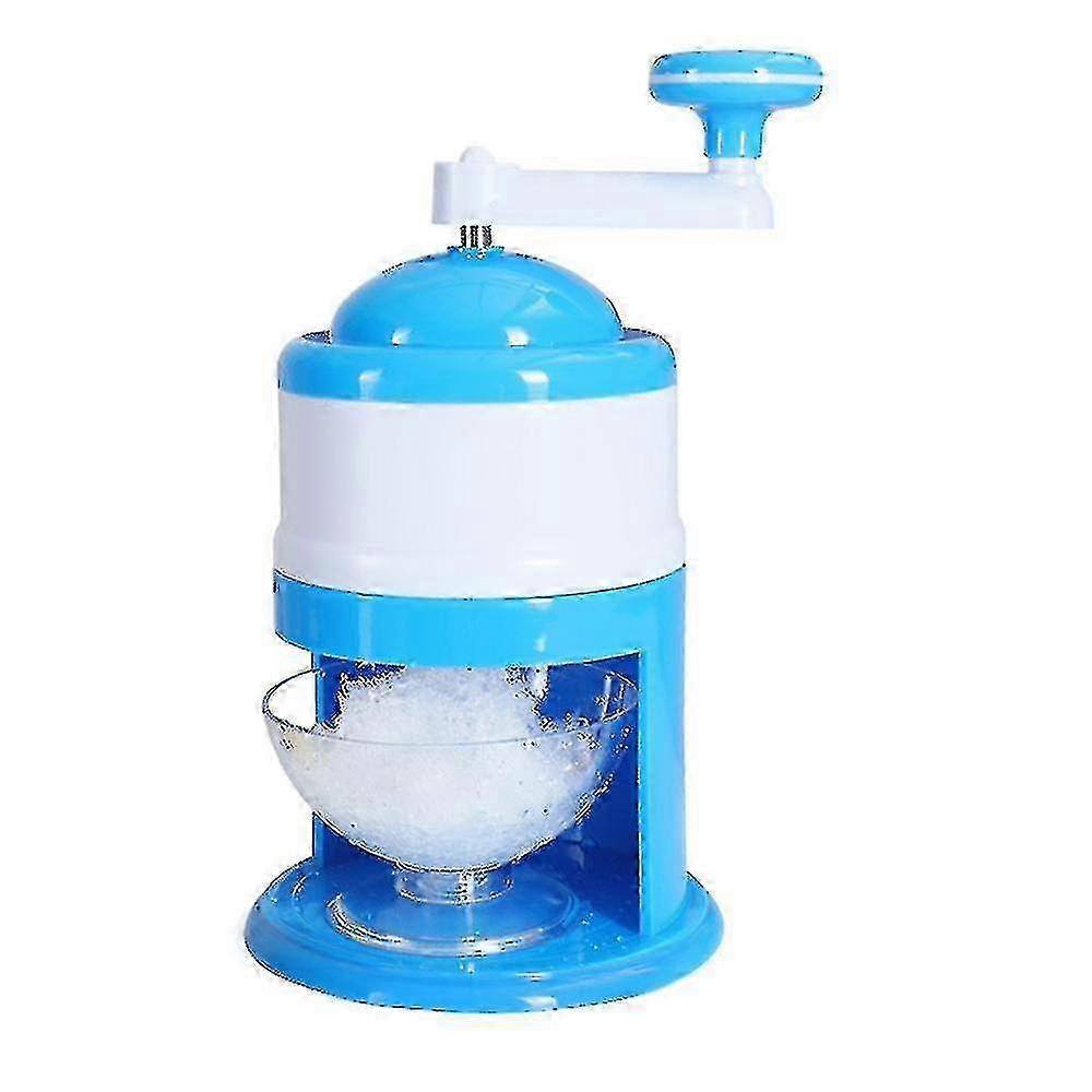 Ice Shaver Manual Hand Crank Operated Fast Crushing Ice Block Snow Cone Machine