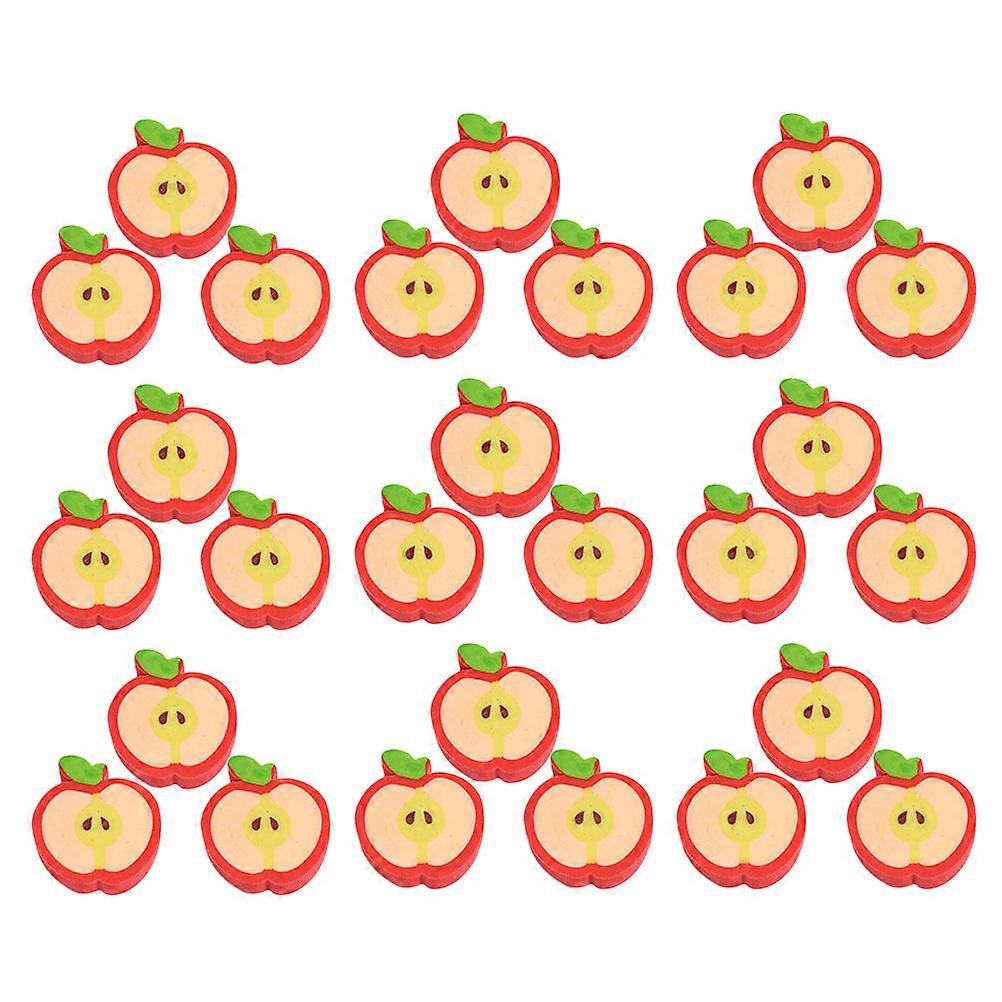 Little Erasers Apple Shape Students Study 100Pcs