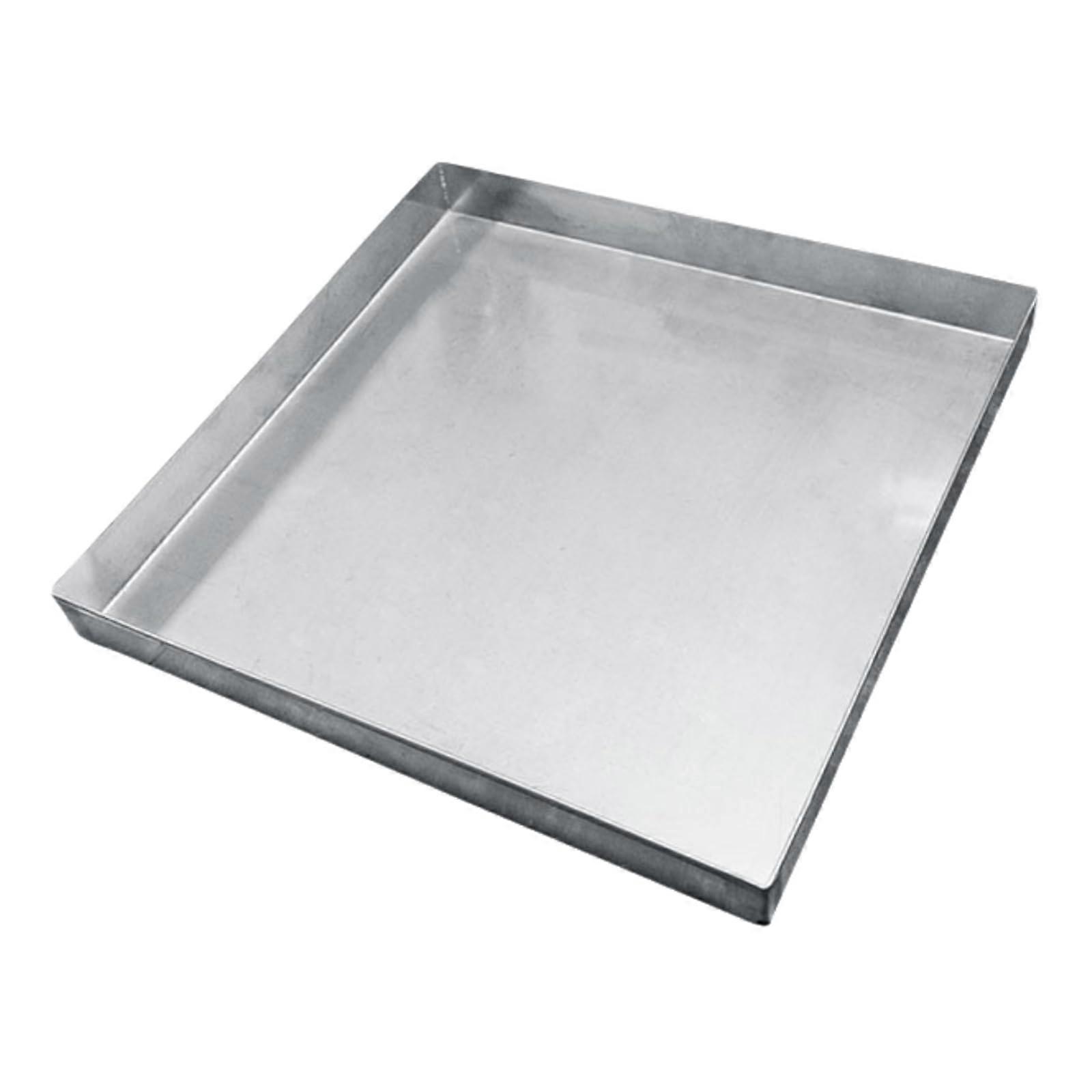 Stainless Steel Drip Tray Rectangular Condensate Collection Pan for Refrigerator AC Unit Durable Easy Clean