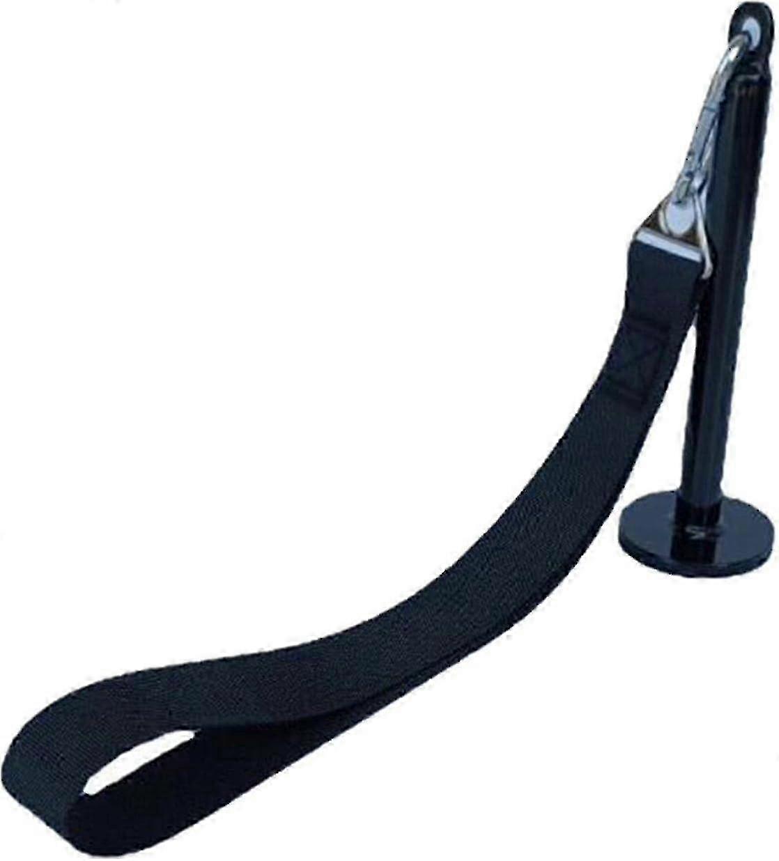 Grip Strength Training Belt compatible with compatible withearm & Wrist Workouts, Black Nylon Strap