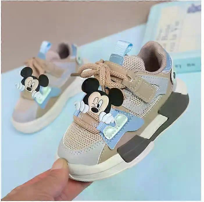 Mickey Mouse Kids Sneakers Boys Light Casual Shoes disney Girls Mesh Breathable Sneakers Fashion Toddler Shoes