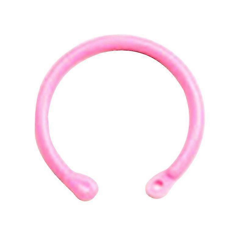 30Pcs Binding Ring Candy Color Hole Plastic Binding Ring Coil Binder Hoop Holder Tool for Loose Leaf