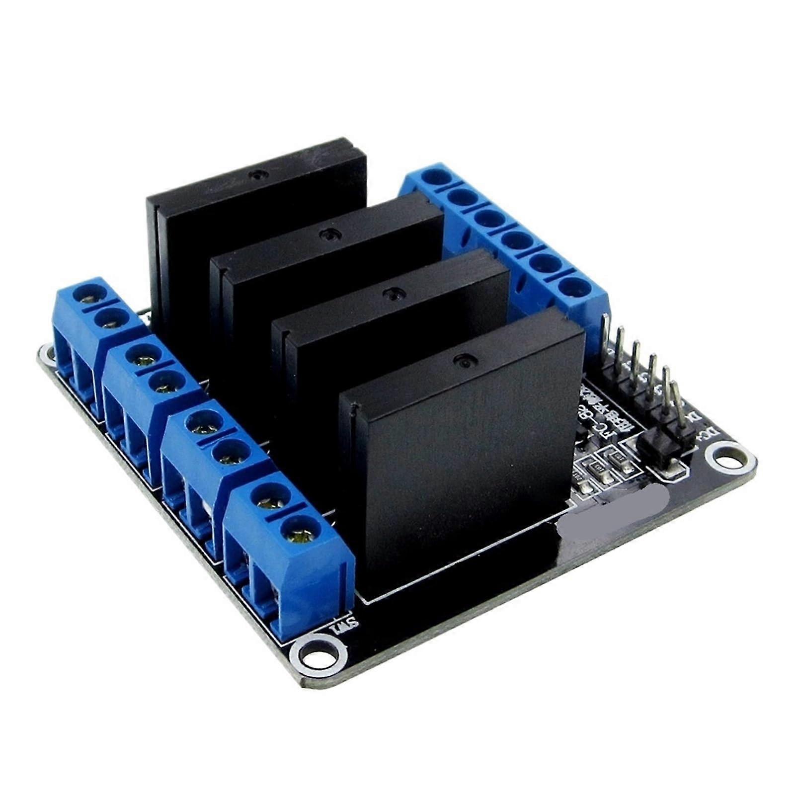 5PCS Lot 4 Channel 5V Solid State Relay Module, Low Level Trigger SSR for Arduino AVR DSP