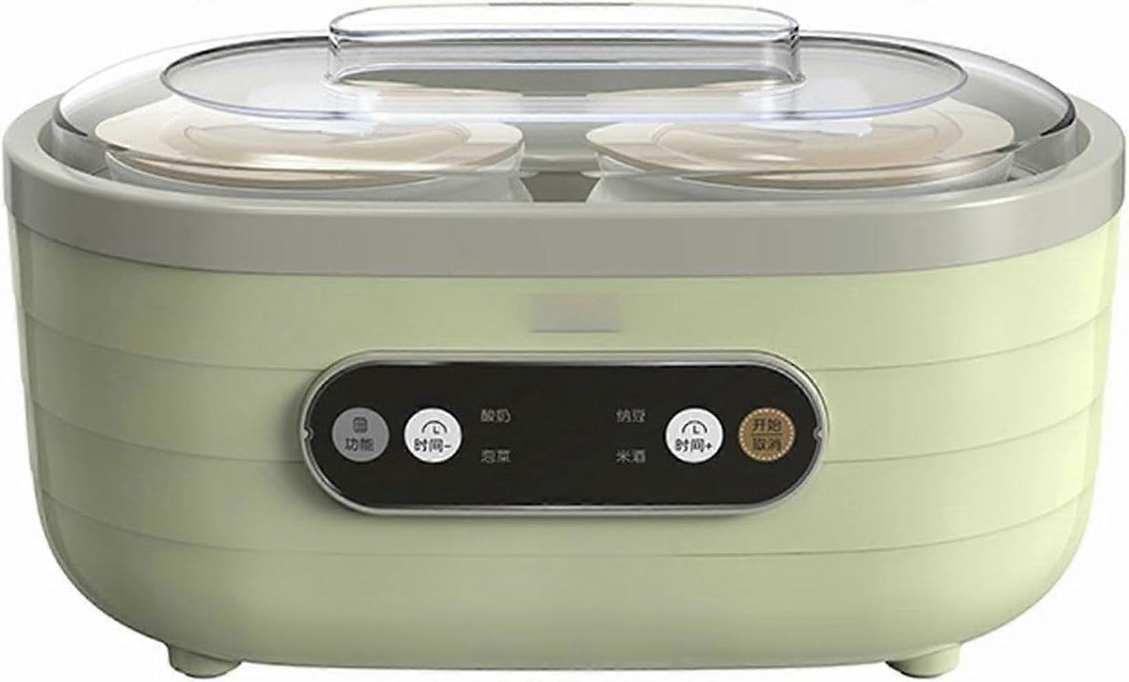Automatic Yogurt and Rice Wine Maker 1.7L with LCD Touch Control and Consistent Heat Technology