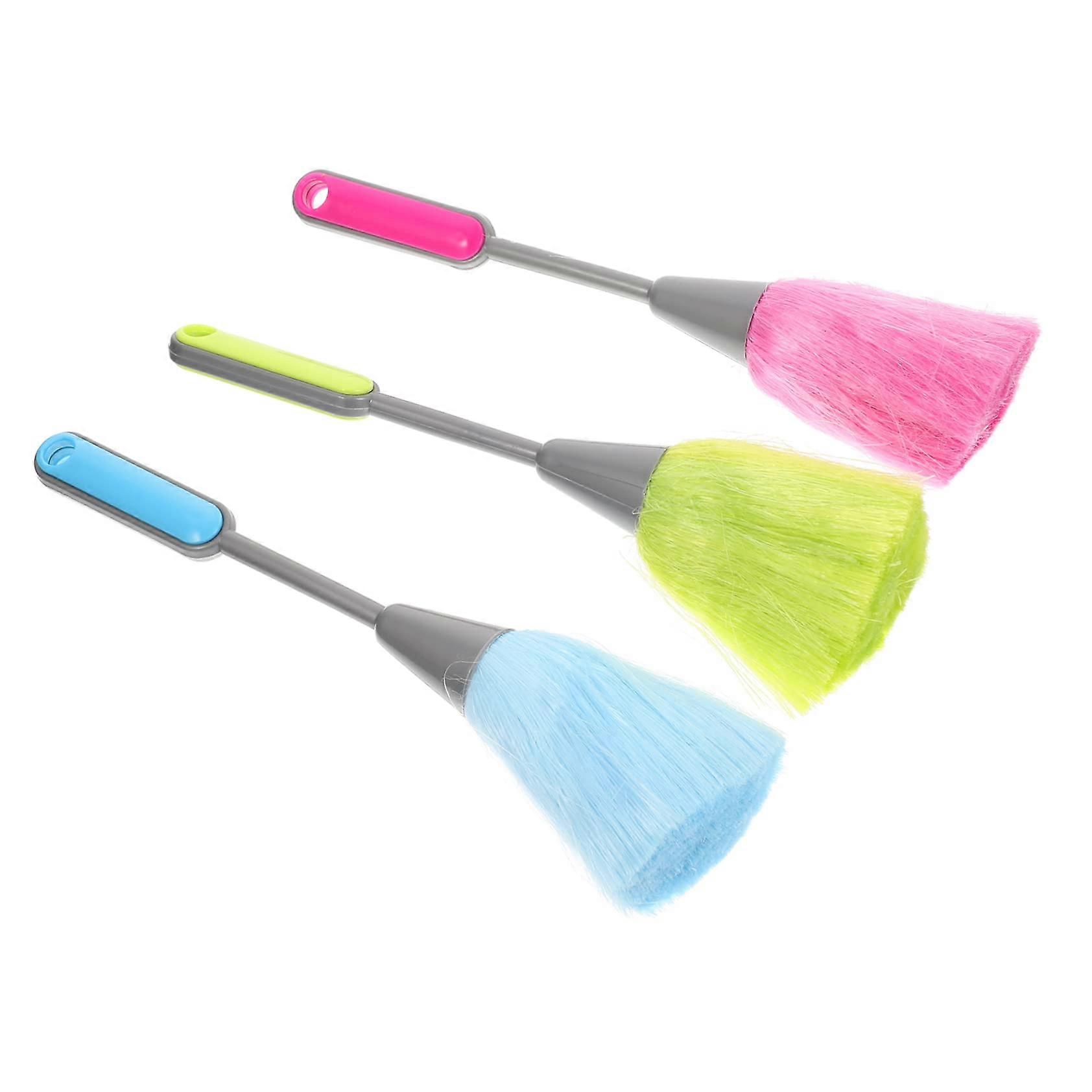 3Pcs Ergonomic Keyboard Cleaning Brush with Dense Bristles for Computer Dust Removal