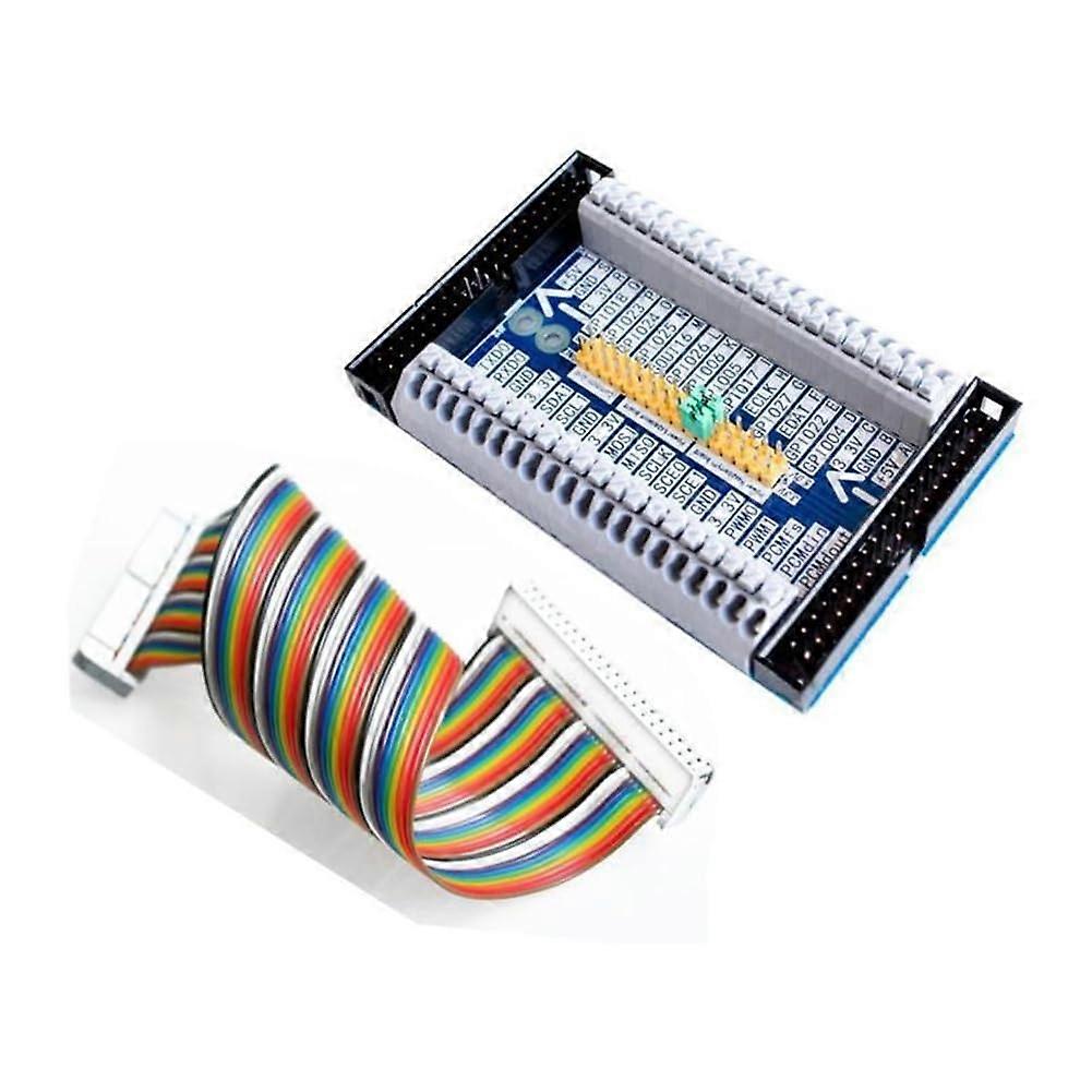 GPIO Expansion Board with Clear Function Labels, 40 Pin GPIO Extension Module for Raspberry Pi