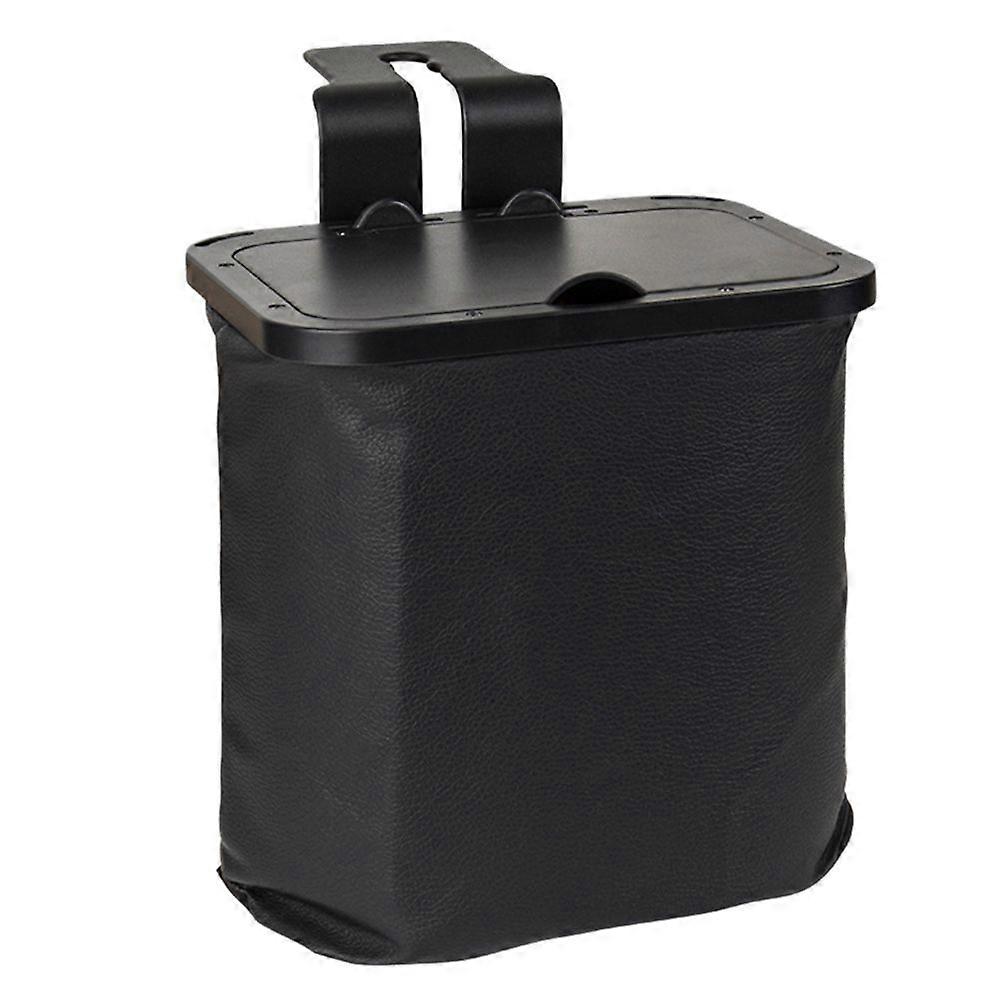 1 Set Practical Car Trash Bin Durable Headrest Trash Can Hanging Car Trash Can