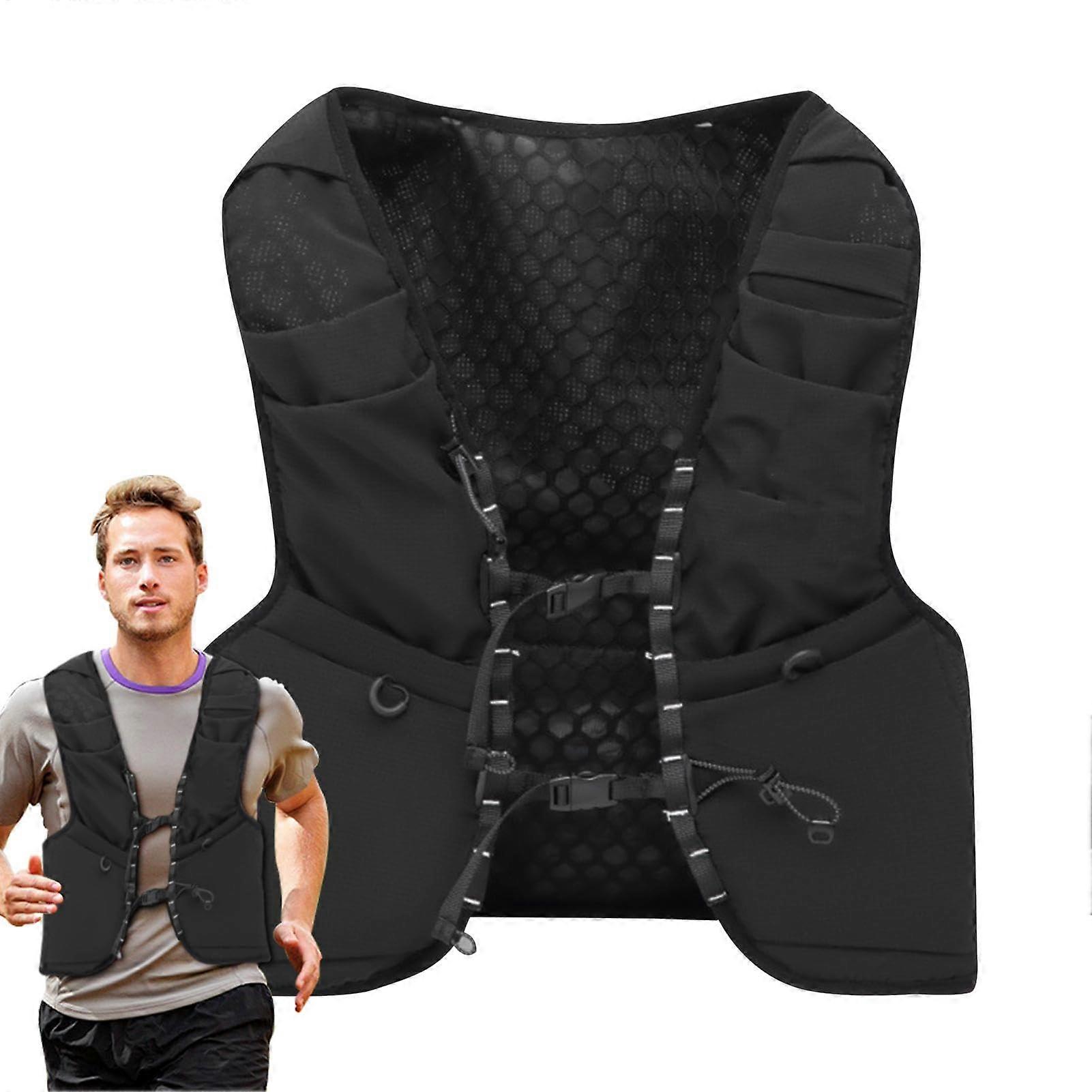 Hydration Backpack with Expanded Storage and Breathable Fabric for Running, Hiking, Cycling