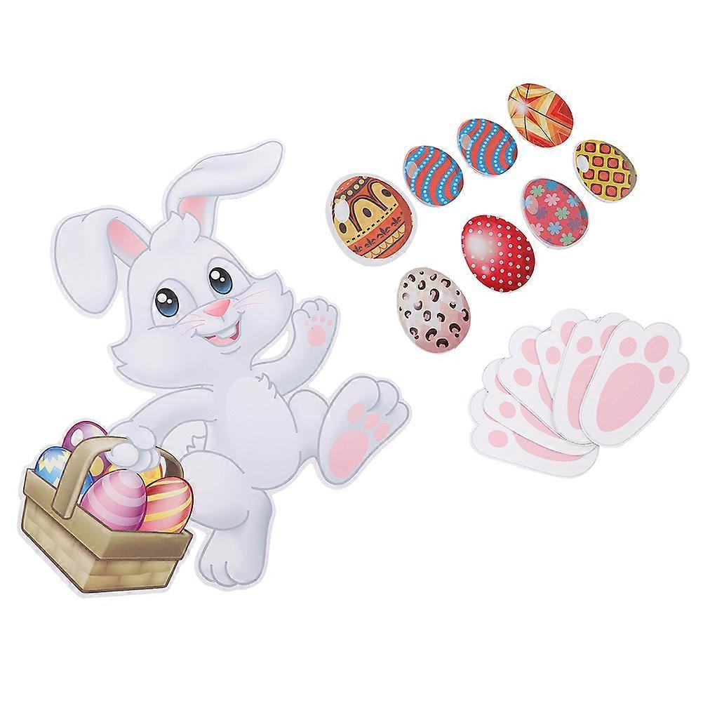 Decorative Easter Magnet Stickers Bunny Egg Refrigerator Sticker for Decoration 1Set