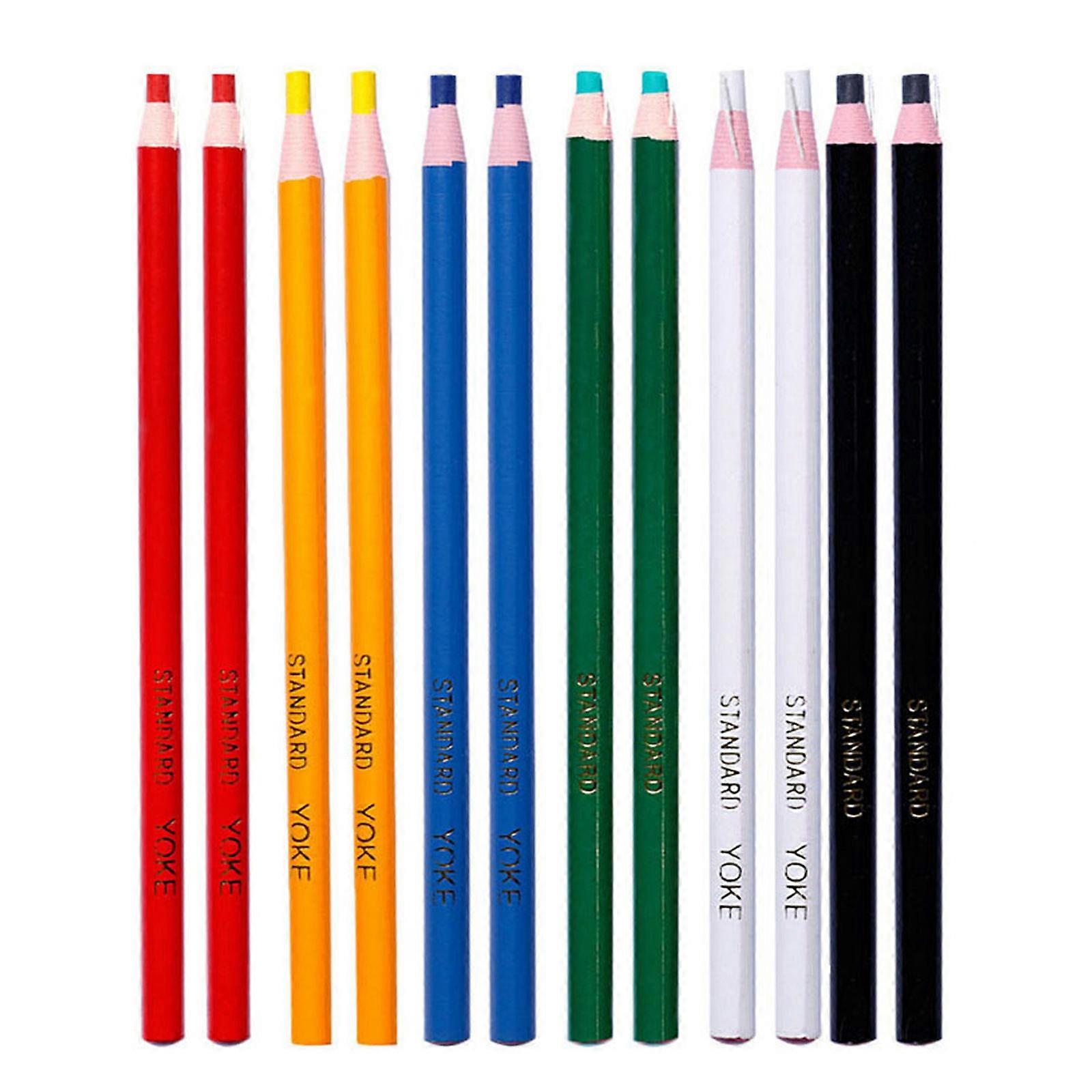 Drawing Pull-Off Wax Crayons for Artistic Use 12Pcs Colorful Markers