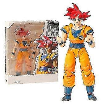 Dragon Ball Super Saiyan God Son Goku SHF Action Figure Anime Modello da collezione in PVC Giocattolo con parti intercambiabili