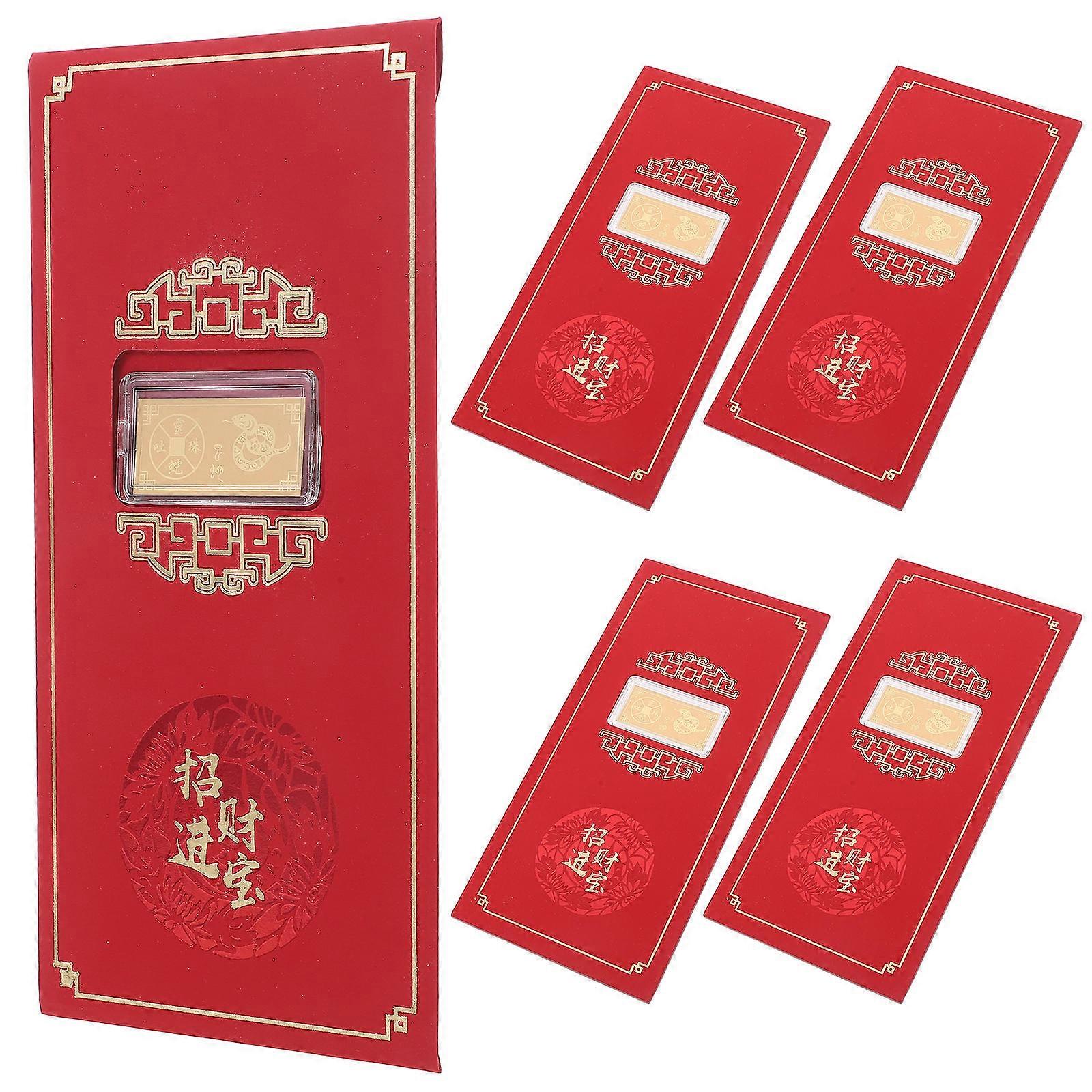 Traditional Red Envelopes Snake Year Red Packet for New Year 18Pcs