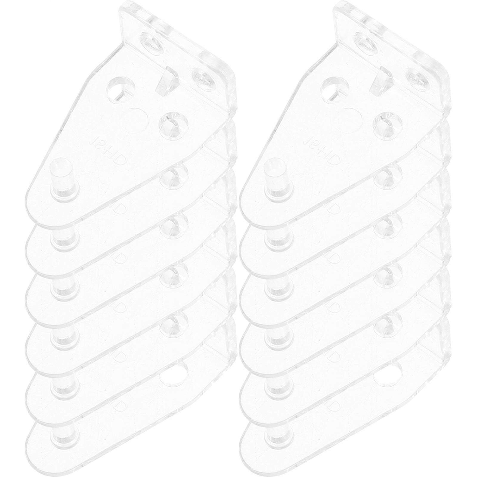 Blind Bottom Rail Holder Plastic Bracket 12Pcs for Horizontal Blinds