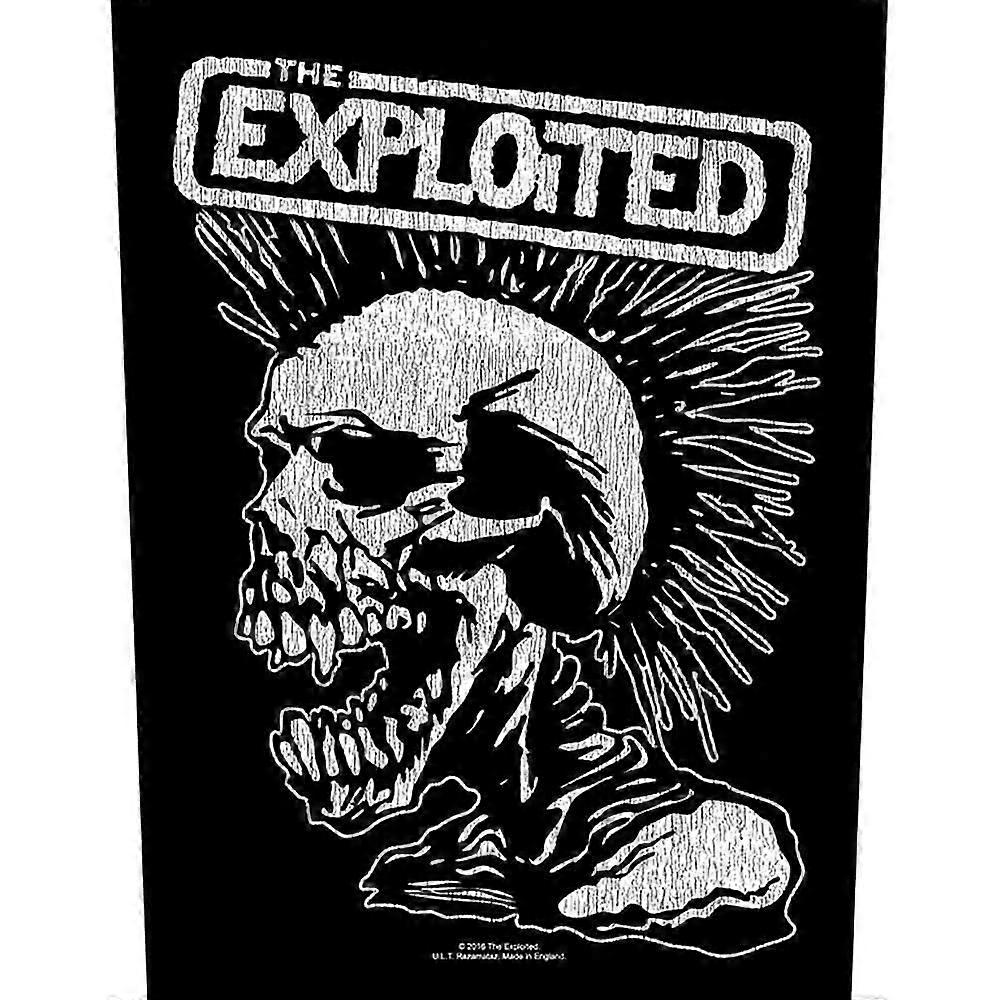 Hyödynnetty vintage Skull Back Patch