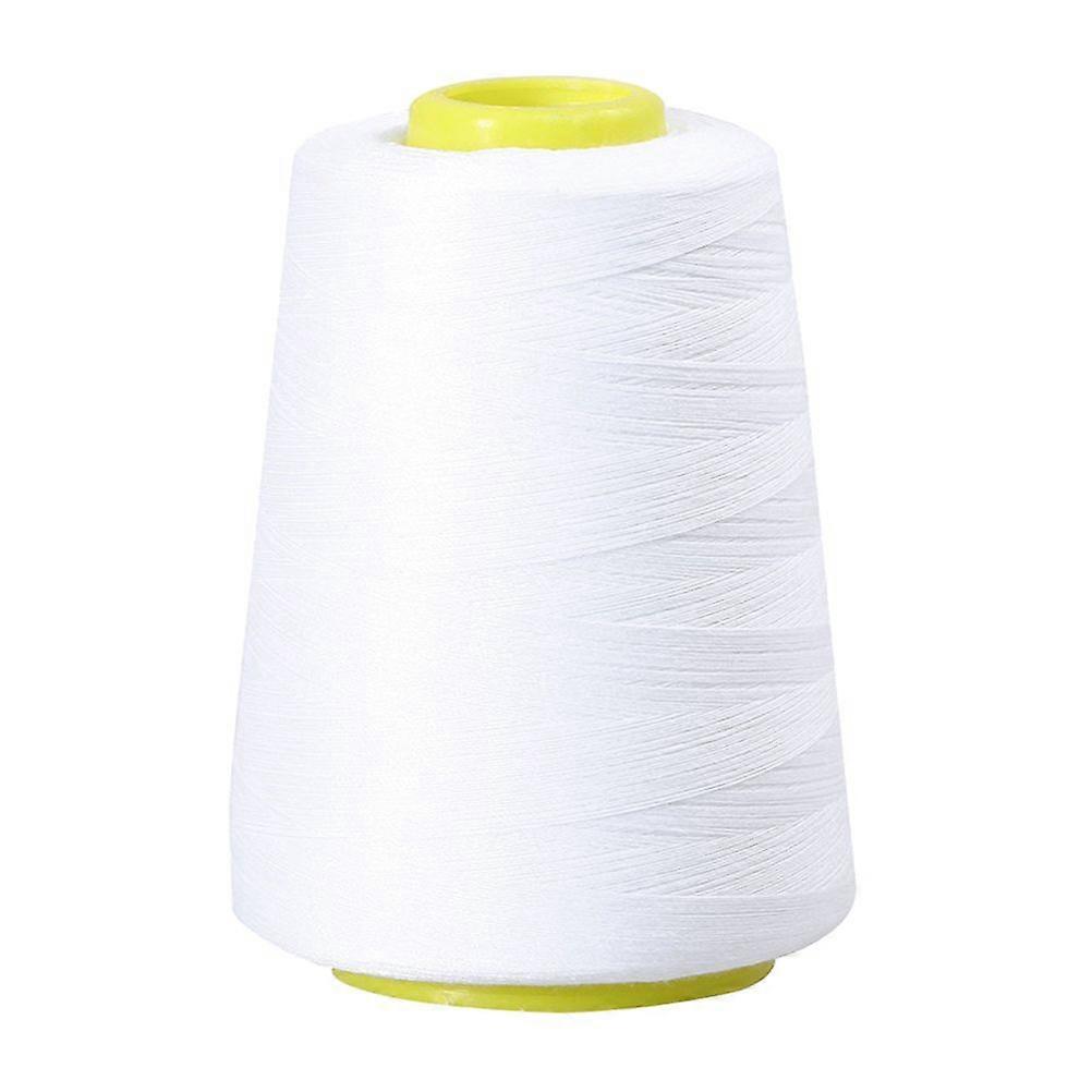 20/2 4000 Yards Sewing Threads Polyester Sewing Threads Practical Clothes Pants Threads (White)