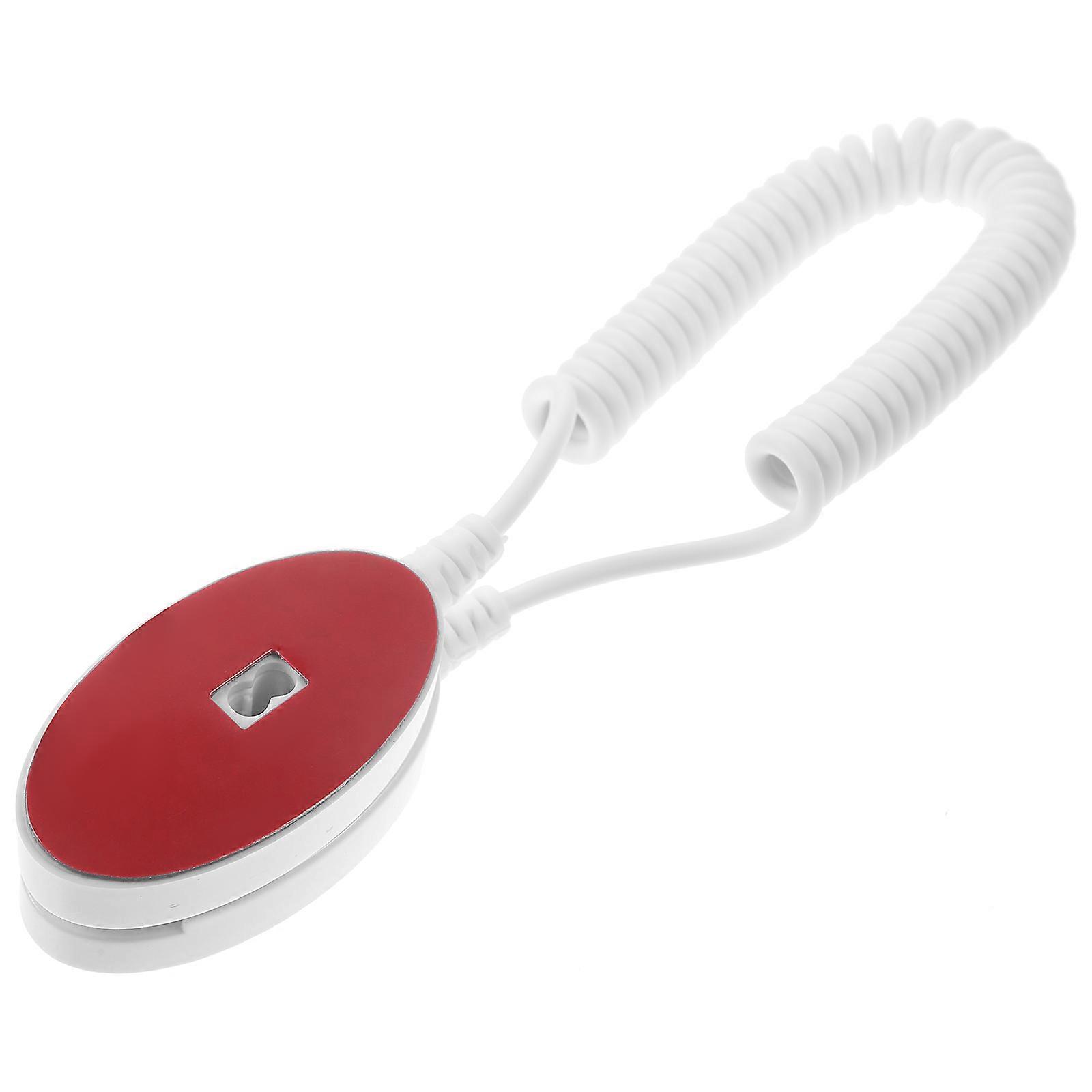 4 pcs Tablet Retractable Cable with Adhesive Hook Plastic Remote Control Tether for Phone