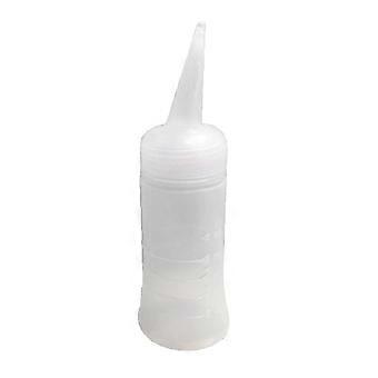 120ml Hair Dye Bottle Applicator Slant Tip and Scale Dispensing with Graduated Scale Salon Hair Coloring Dyeing