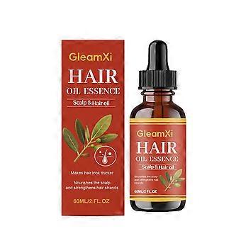 Hair Oil Essence , Scalp & Hair Strengthening Oil, Moisturizing Essential Oil for Thicker, Smoother, Healthier Hair Growth, 60ML