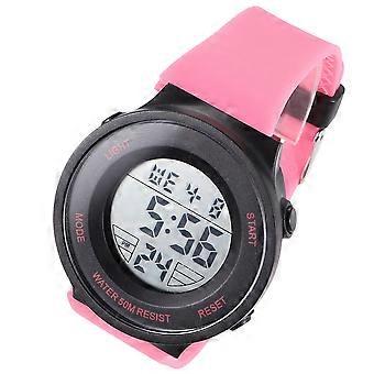 Pink Electronic Watch for Students 1Pcs Luminous Waterproof Sports Wristwatch