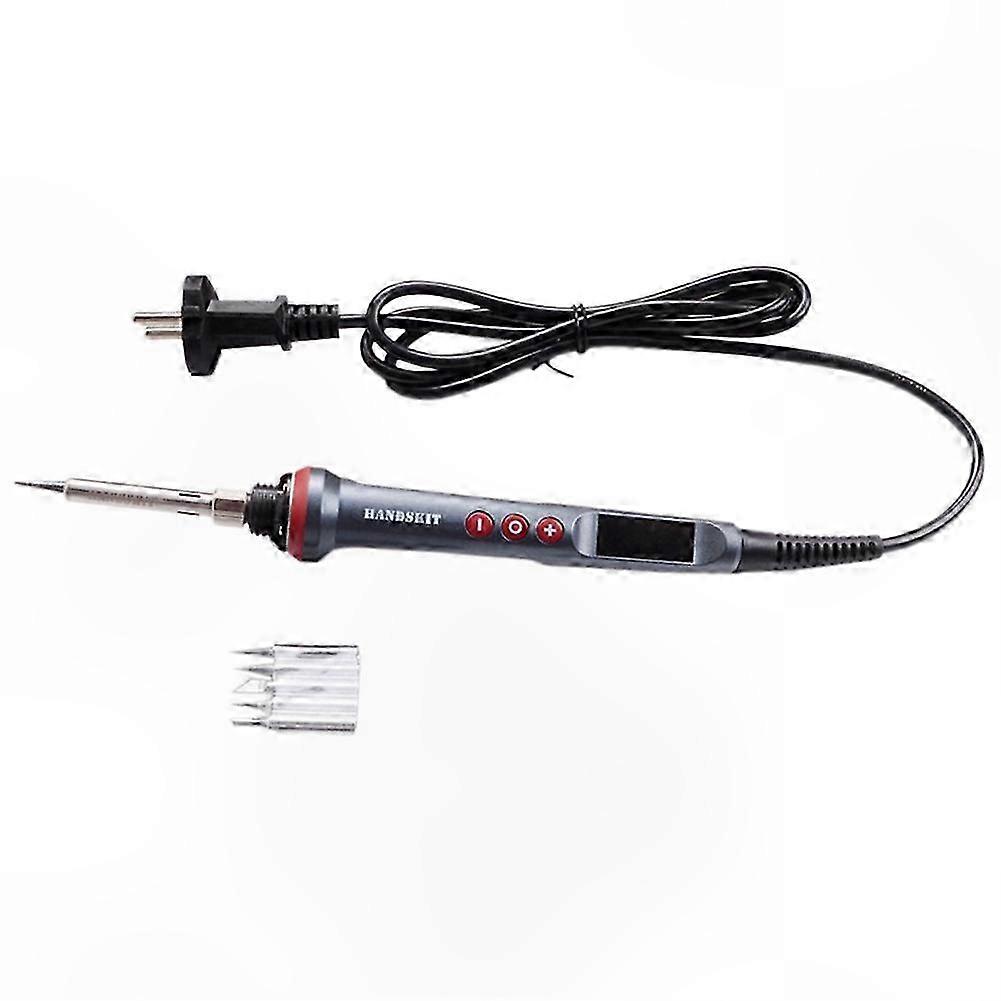 90W LCD Display Electric Soldering Iron with Digital Temp Control, EU Plug-Compatible Welding Tool for Electronics