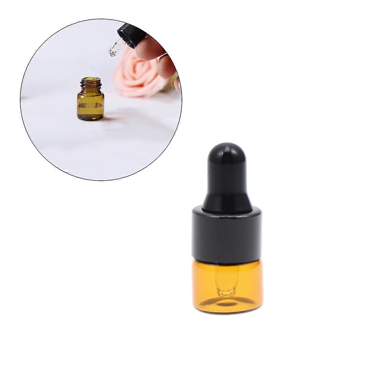Empty Dropper Bottle Glass for Storage Use 50Pcs Multicolor Set