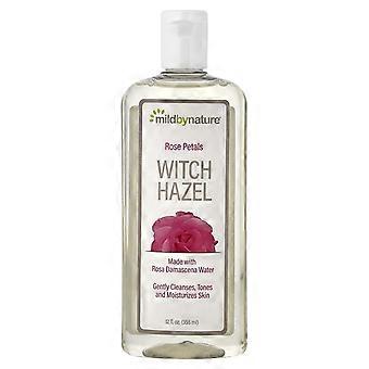 Mild By Nature, Witch Hazel, Alcohol-Free, Rose Petals, 12 fl oz (355 ml), 2-Pack