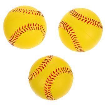 3 Stück Spielzeug Kinder Kinder Softball Spielzeug Pitching Baseballs Kinder Training Baseball Training Softballs Schaum Trainingsbälle
