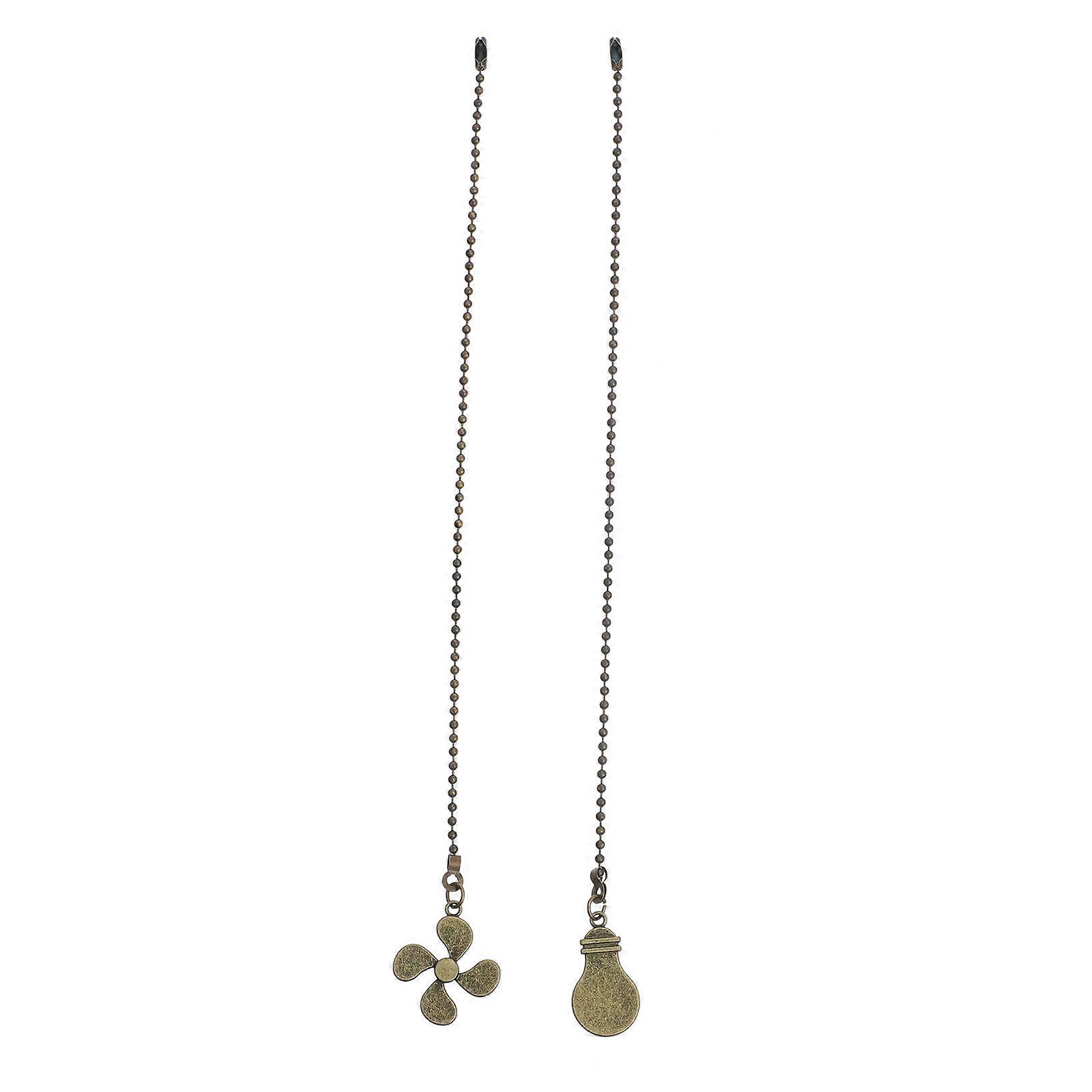 2pcs Ceiling Light Pull Chains Ceiling Fan Chain Extension Chandelier Chain Pendant